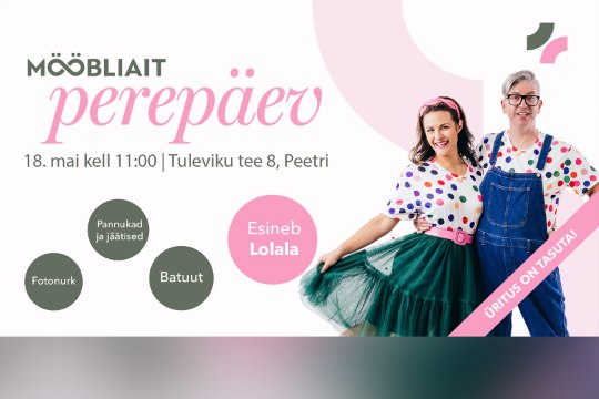 Mööbliait panustab kogukonda: suur perepäev toob lasteni ansambli Lolala