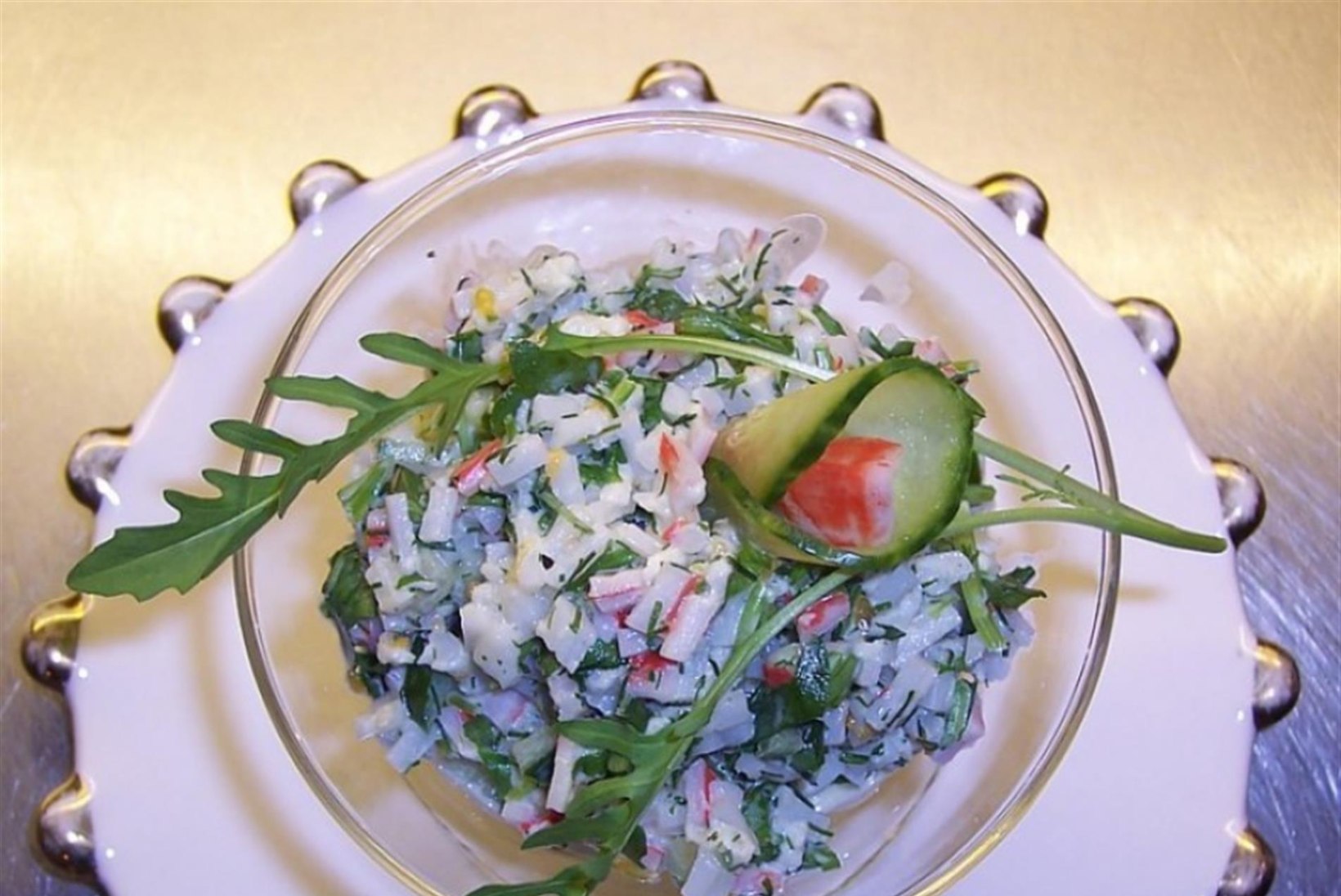 mahlane krabipulga salat
