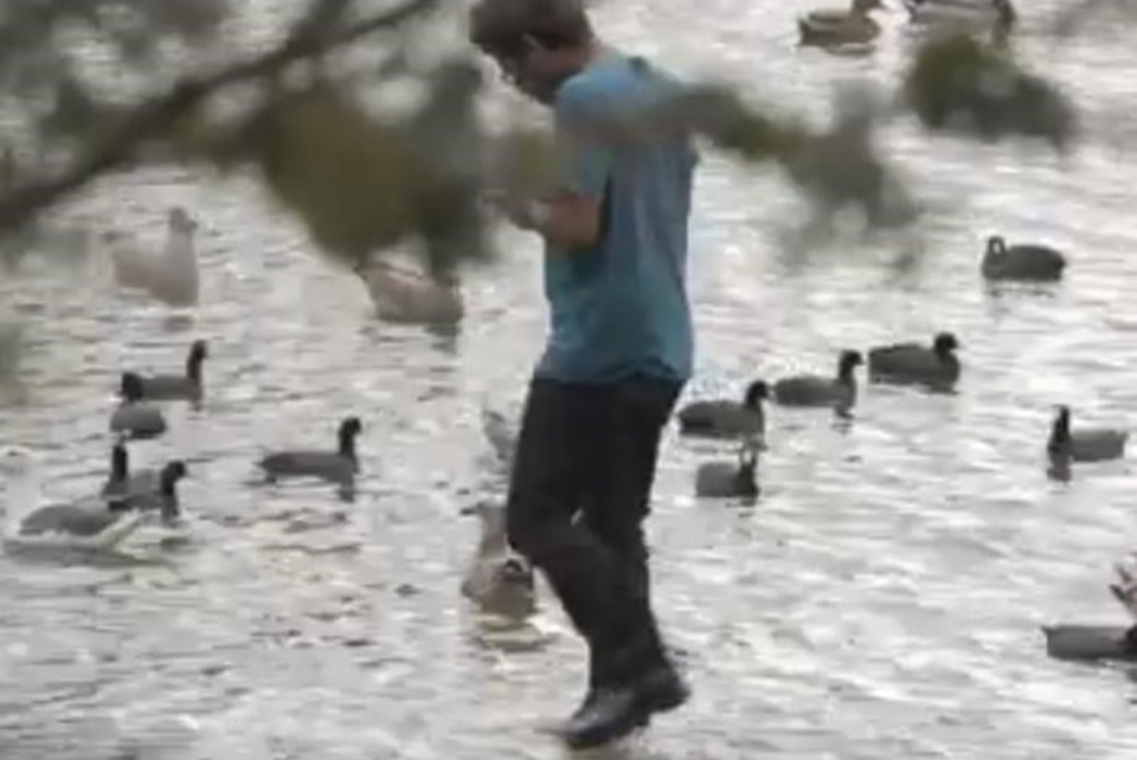 VIDEO: kas see mees oskab tõesti vee peal kõndida?