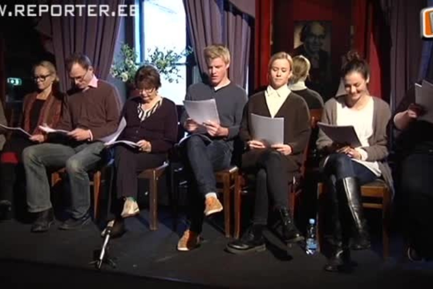 "REPORTERI" VIDEO: tuntud näitlejad kirjutasid huviliste silme all näidendi