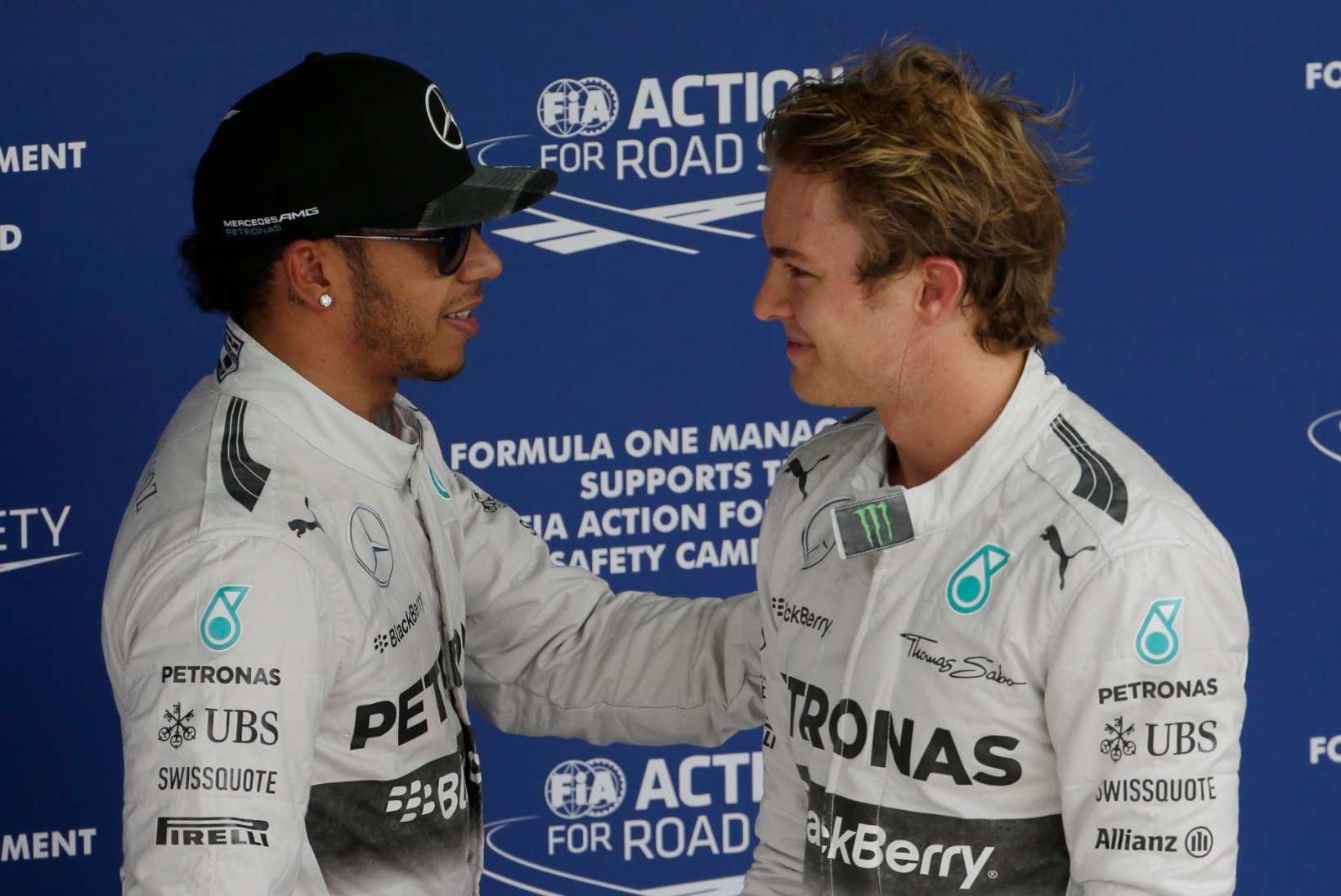 GALERII: Võitlus esikohale jätkub - Rosberg tegi kvalifikatsioonis Hamiltonile ära. 