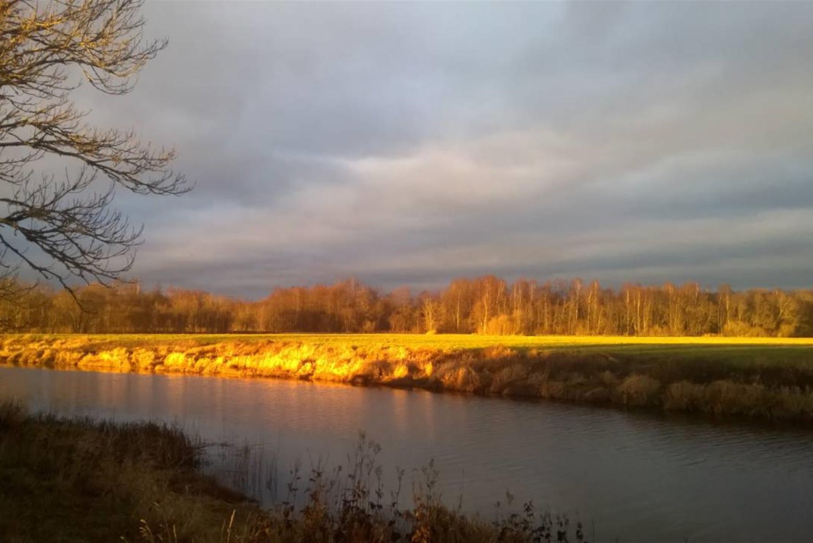 Vigala jõel, kaamos kaob - kaamos tuleb, 08. november 2014