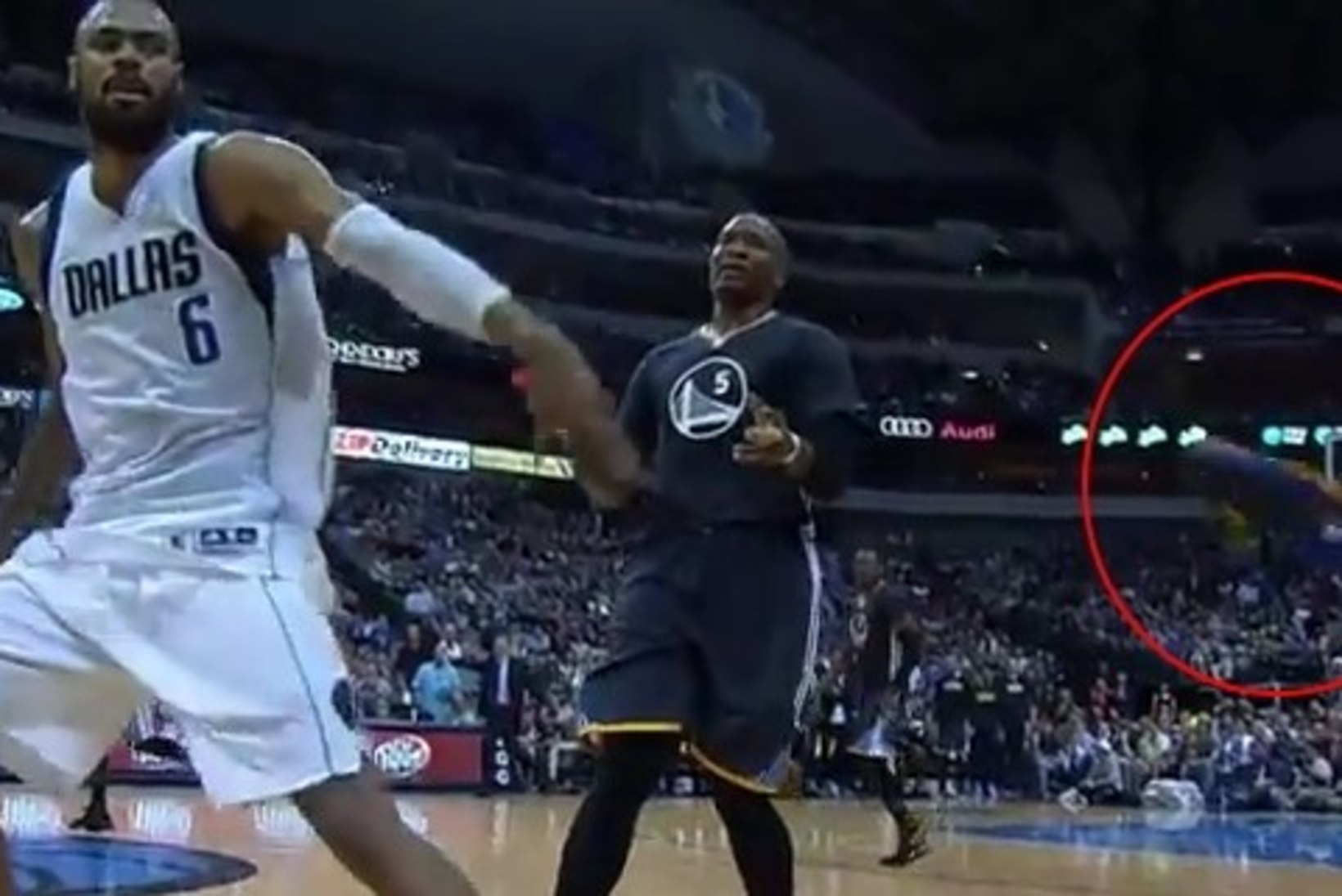 VIDEO: NBA staar lõikas vahelt... Korvpalliketsi!