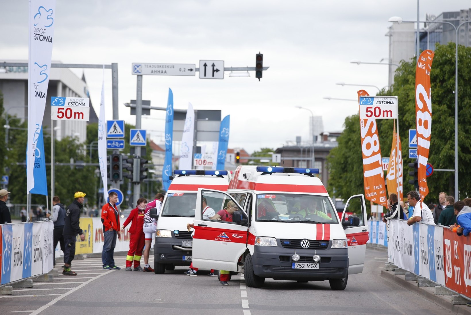 FOTOD: Sakslase verine kukkumine Tour of Estonial, mis võttis eestlaselt lootuse poodiumikohale