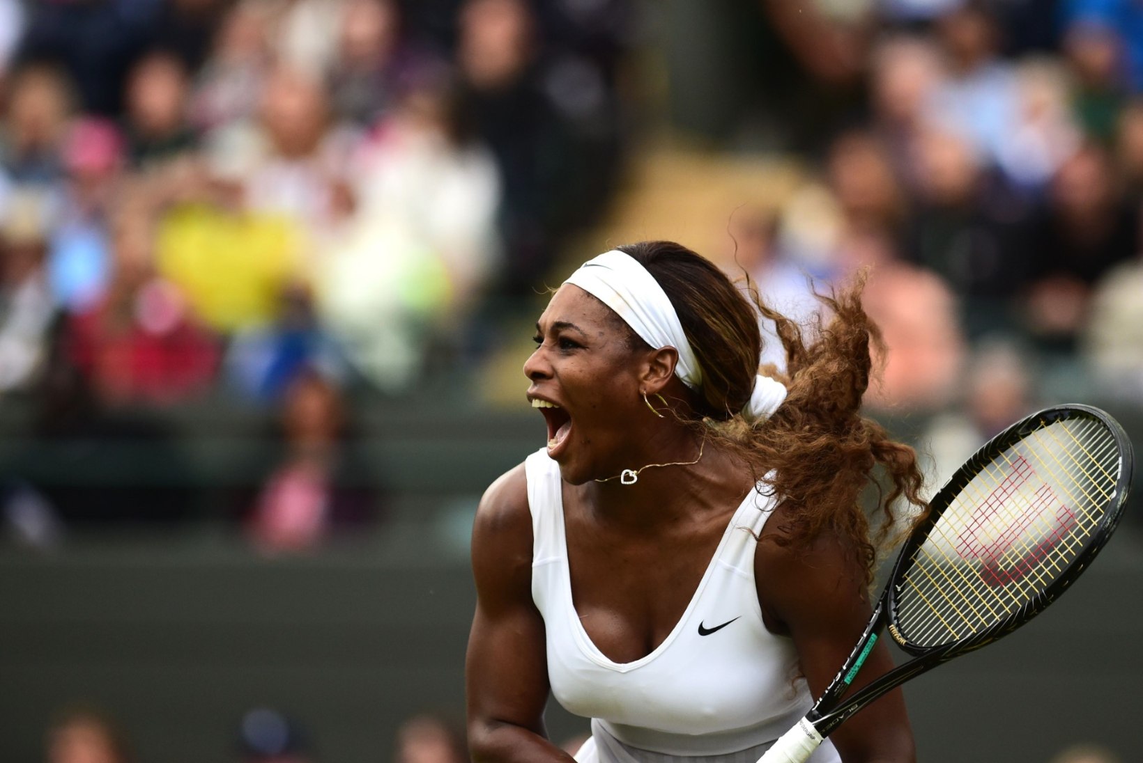 FOTOD: Serena Williams pidi Wimbledonis reketid pakkima