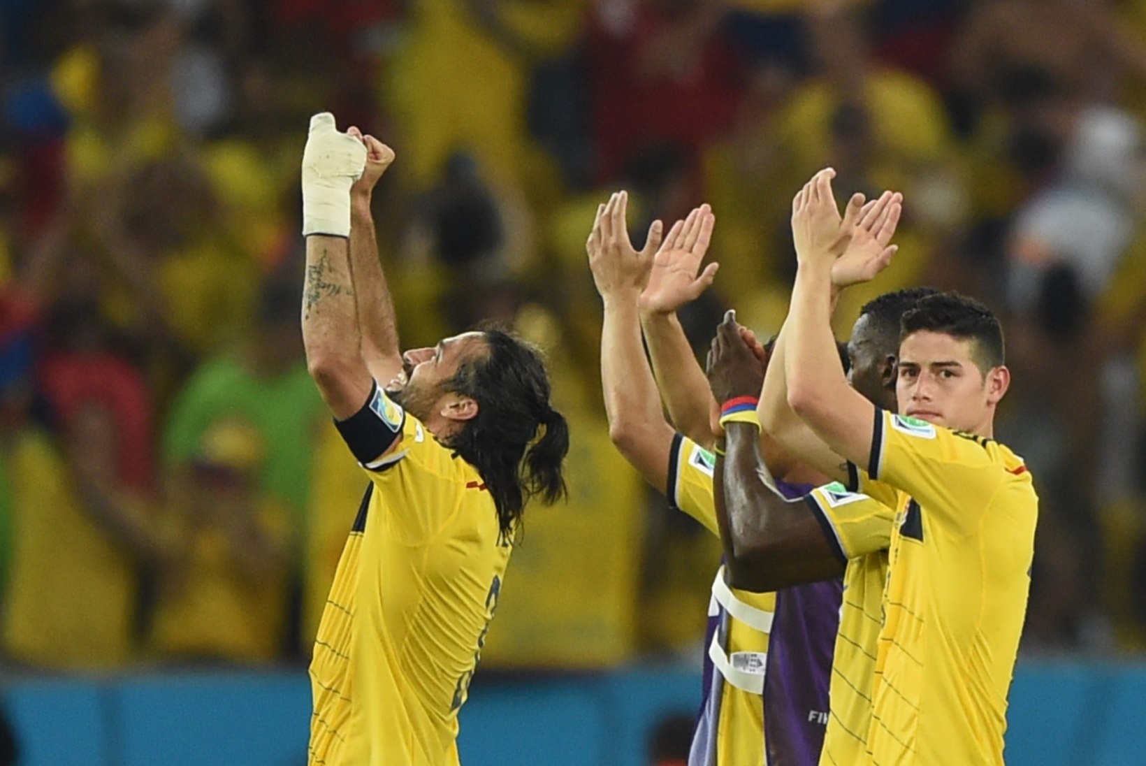 GALERII: Suarezeta mänginud Uruguai Kolumbiale vastu ei saanud
