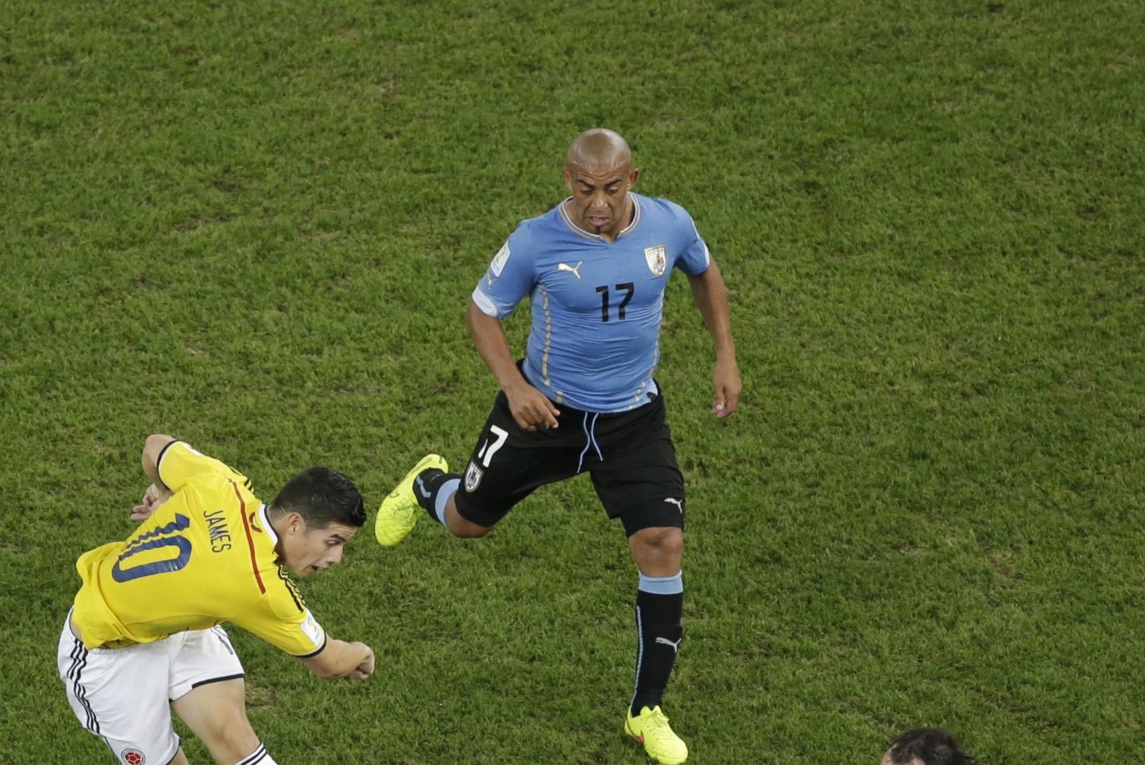 GALERII: Suarezeta mänginud Uruguai Kolumbiale vastu ei saanud