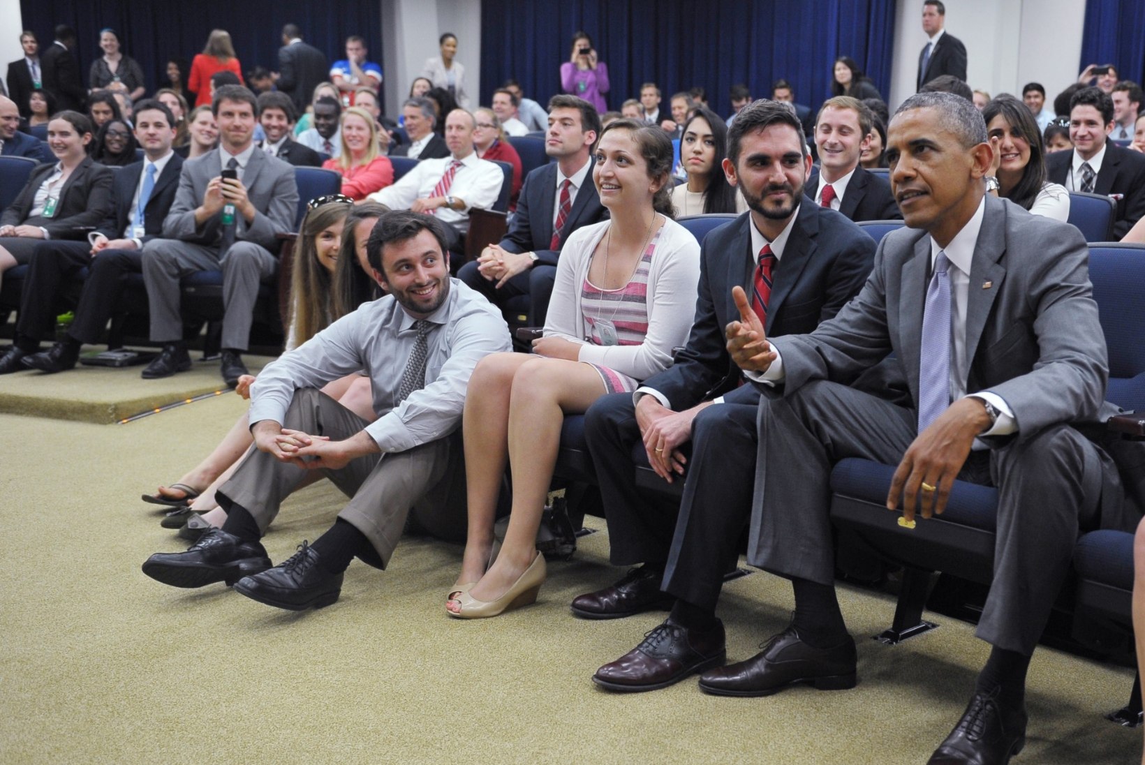 FOTOD: USA meeskonnale elas kaasa ka president Barack Obama