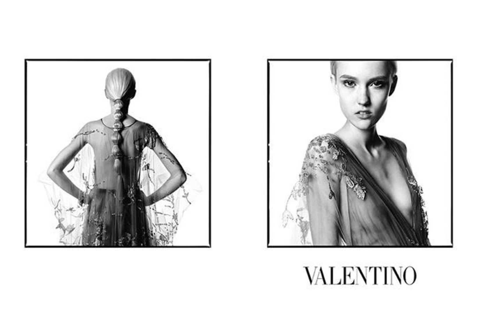 Eesti modell särab uues Valentino kampaanias