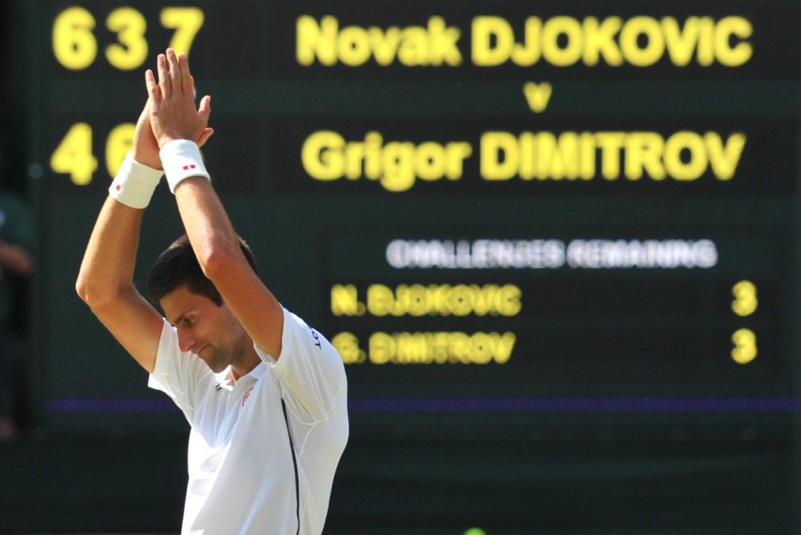 FOTOD: Djokovicil kulus Dimitrovi alistamiseks kolm tundi