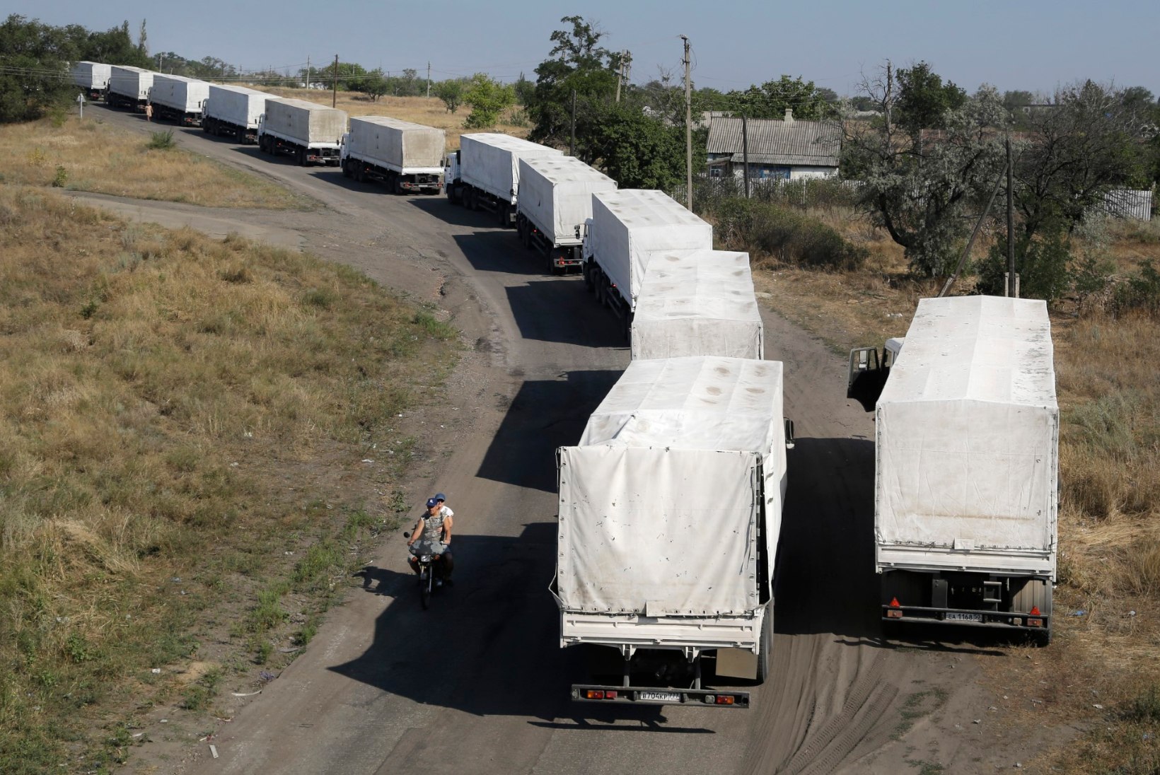 OSCE: kõik Vene abikonvoi veokid on tagasi pöördunud