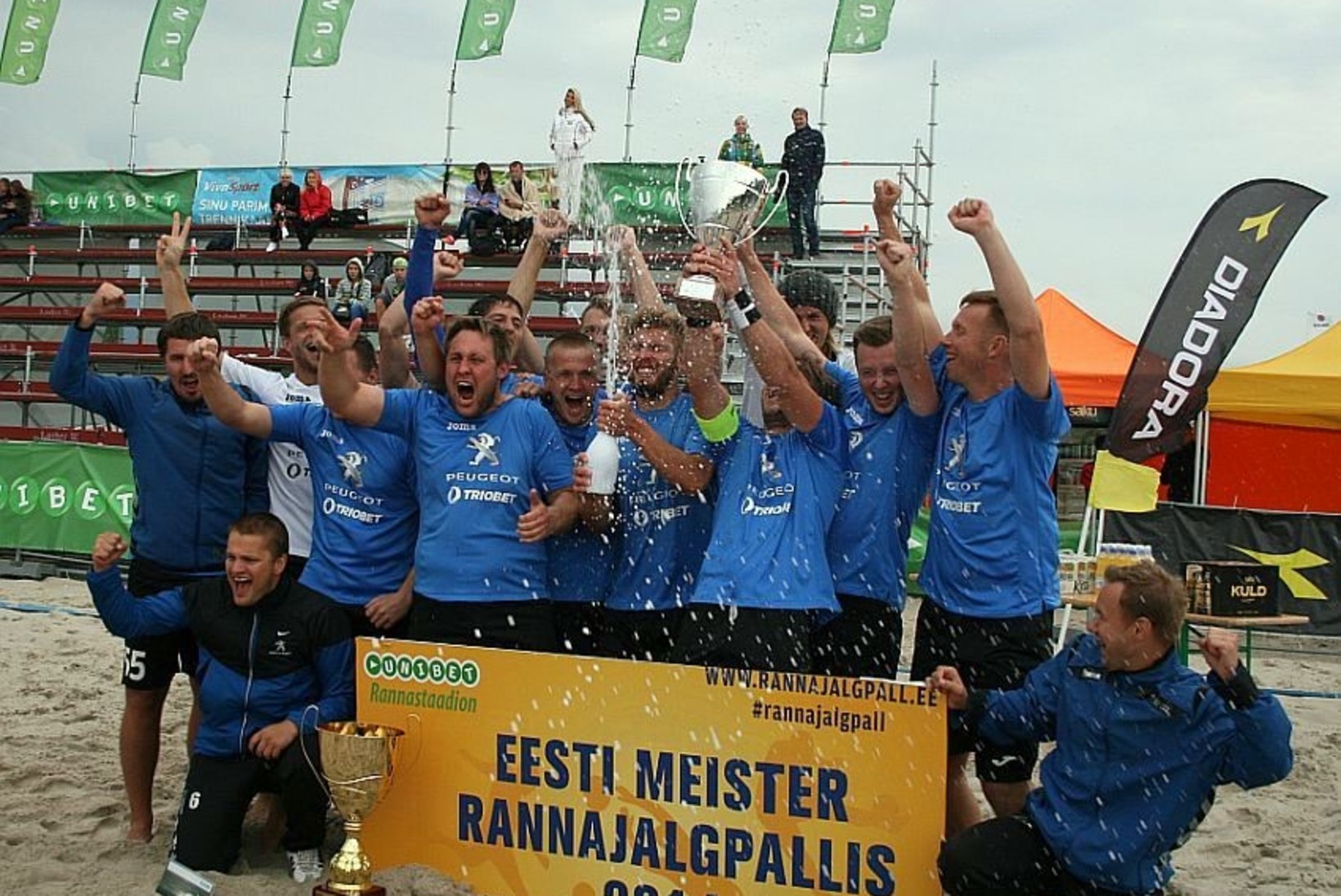Eesti meistriks rannajalgpallis krooniti Peugeot