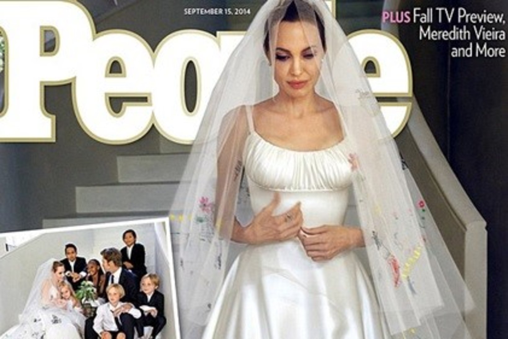 STAARPAARI PULMAPILT: vaata, millise pulmakleidiga üllatas Angelina Jolie 