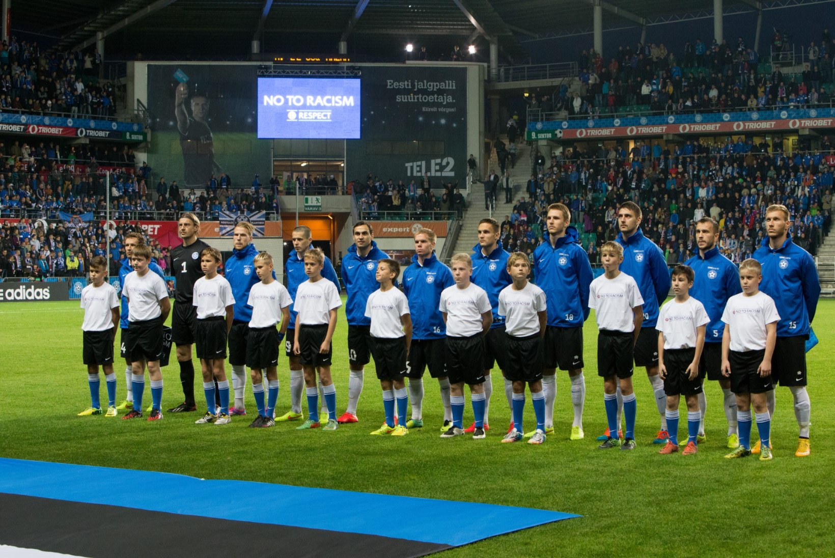 Eesti meeste jalgpallikoondis tõusis FIFA edetabelis