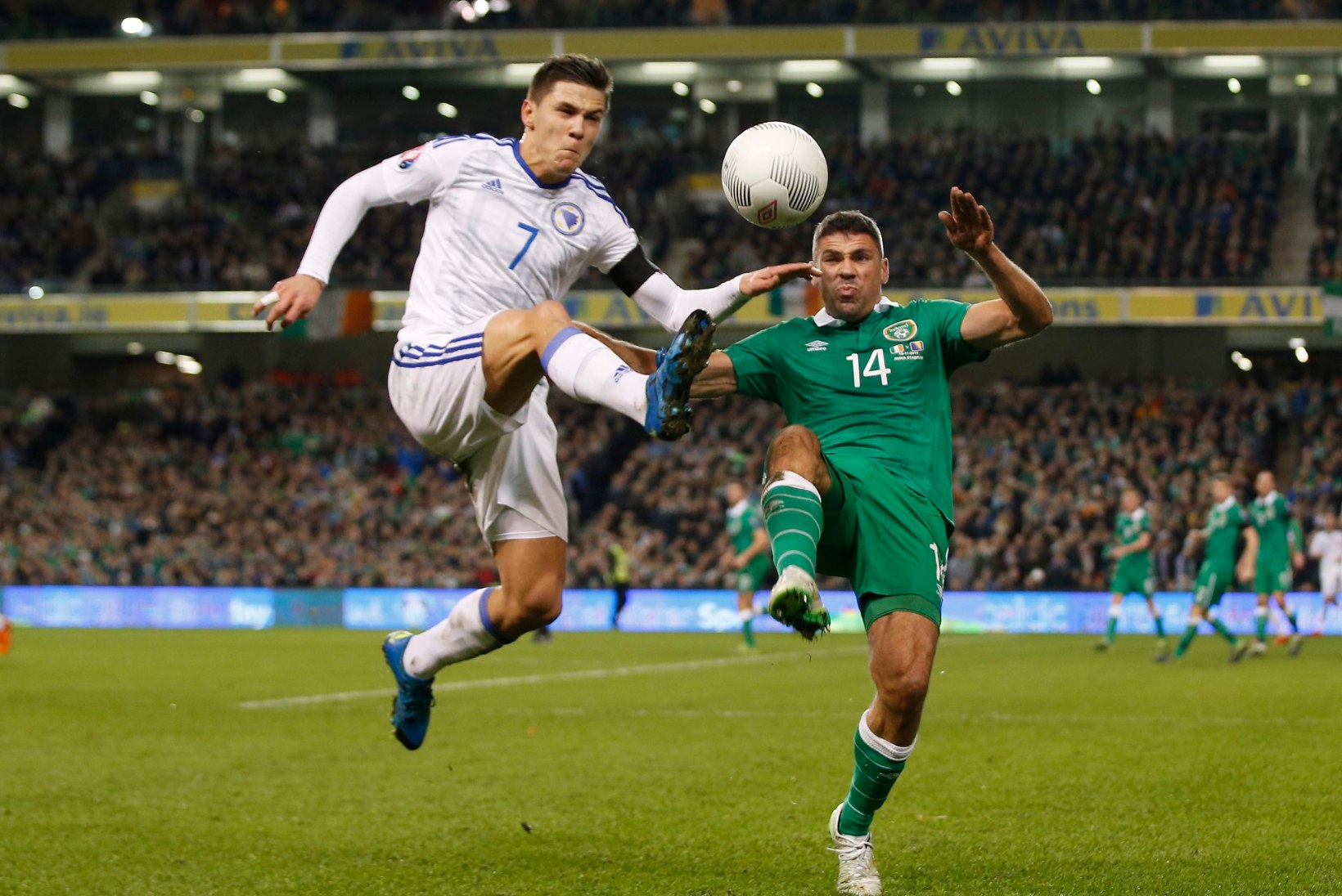 GALERII | Iirimaa alistas Bosnia ja Hertsegoviina ning pääses jalgpalli EMile