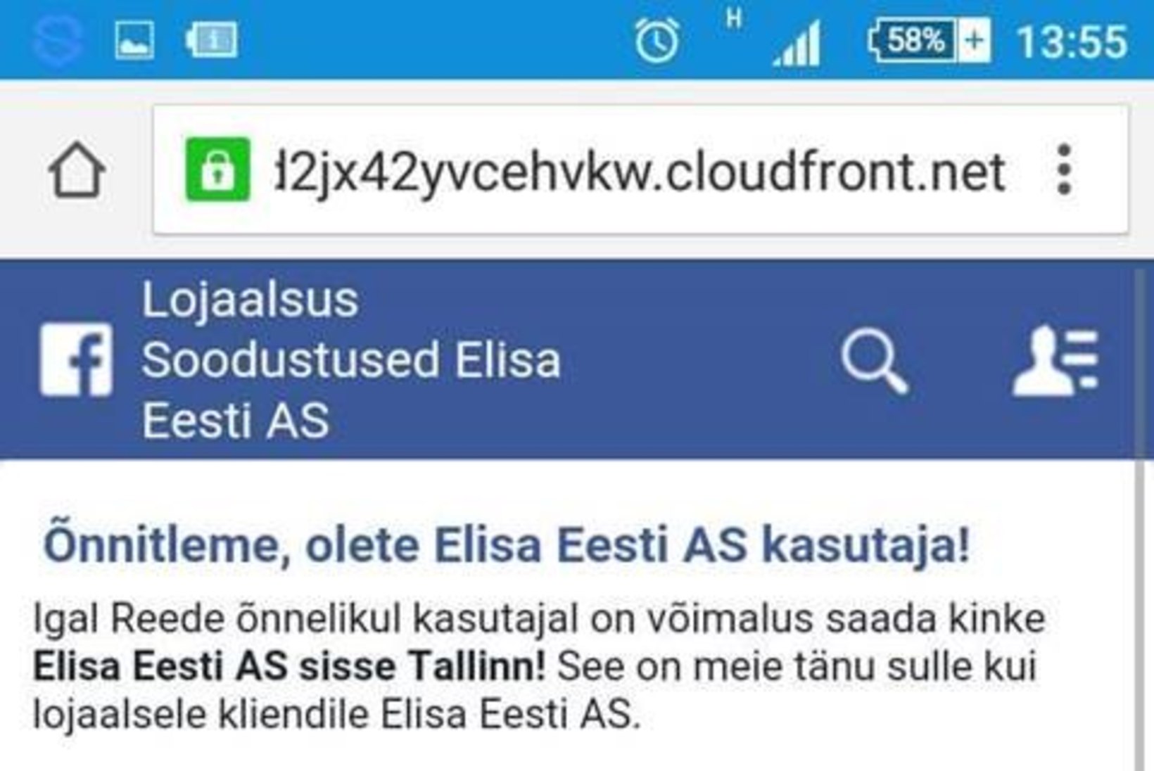 Elisa hoiatab: ära jaga oma kontakte sotsiaalmeedias levivasse petuankeeti