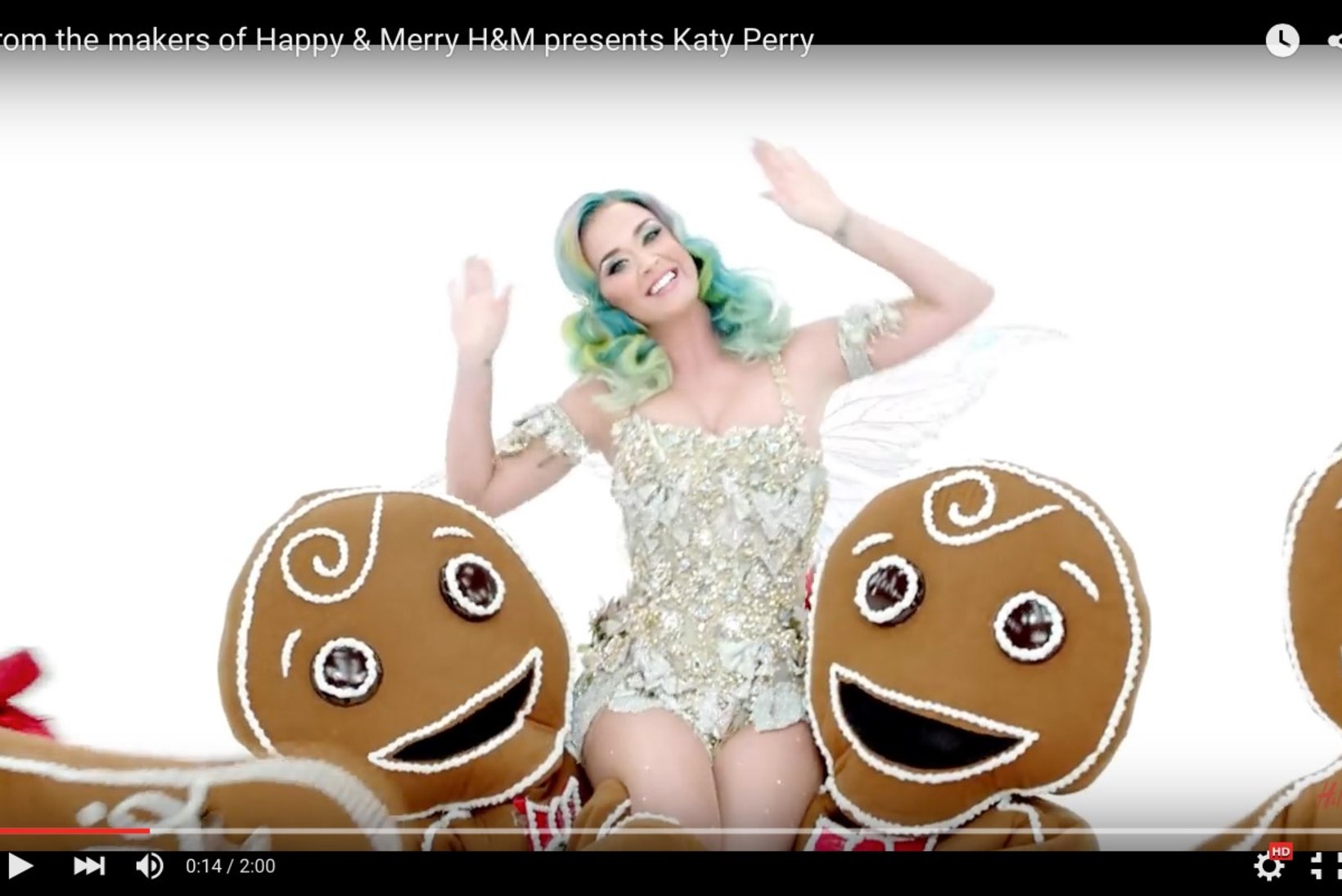 VIDEO | Katy Perry särab H&Mi suurejoonelises jõuluvideos
