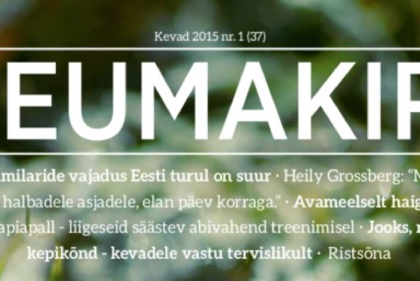 Eesti Reumaliidu väljaanne ReumaKiri lõpetab ilmumise