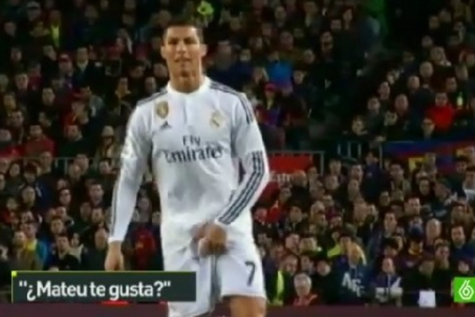 VIDEO: "sukeldumise" eest kollase saanud Ronaldo kostitas kohtunikku homoerootilise žestiga