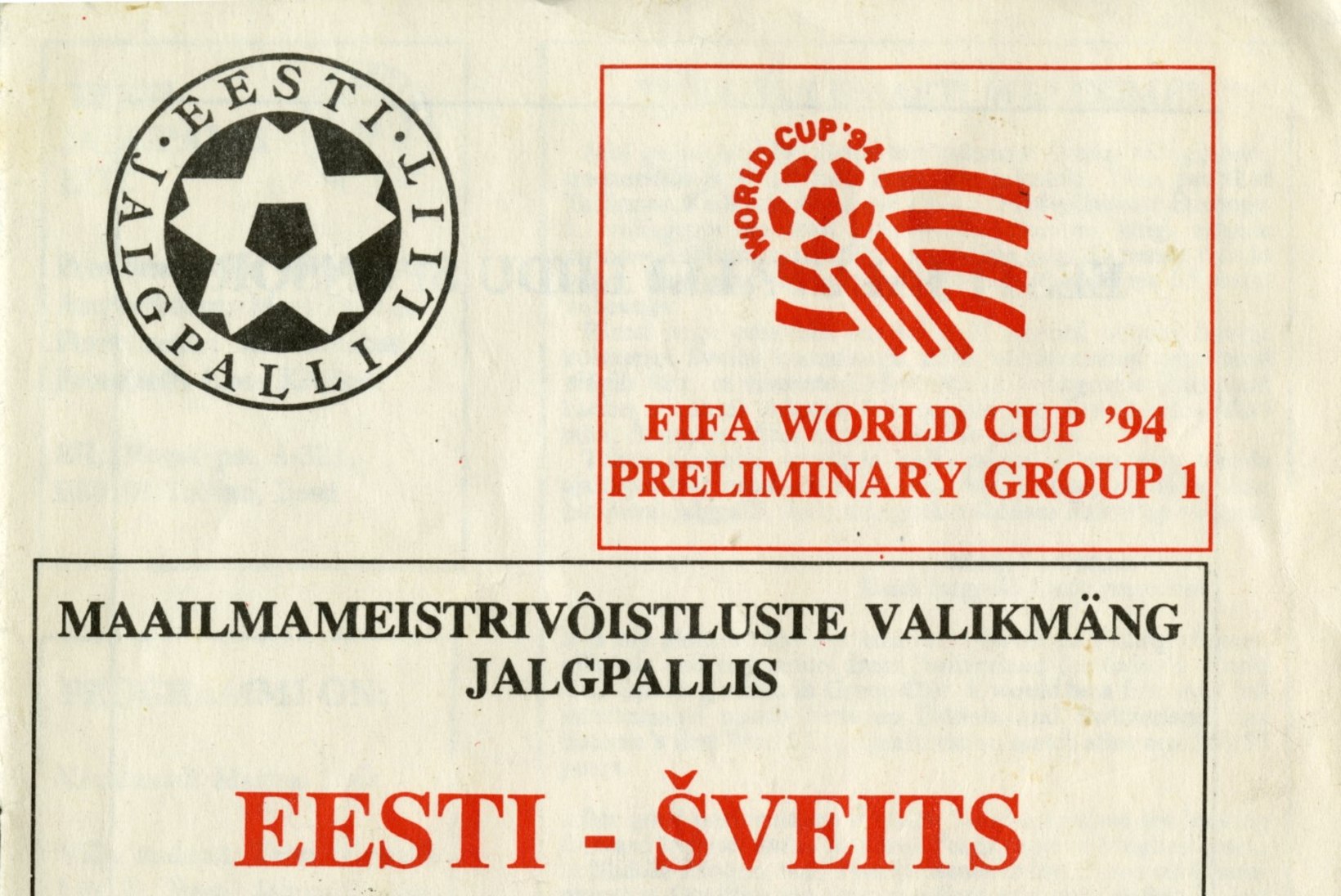 1992 kaotas Eesti Šveitsile 0:6, sest hobusega tanki vastu ei saa