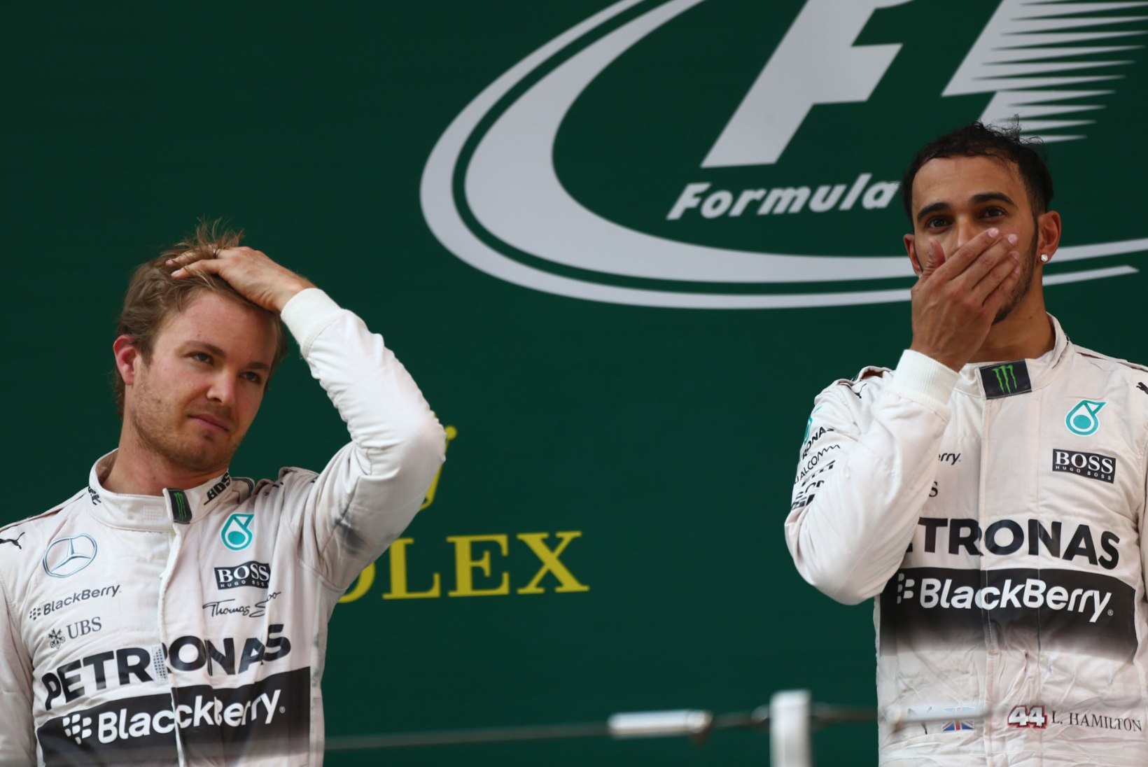 NAGU LASTEAED: Rosberg ja Hamilton jagelevad jälle