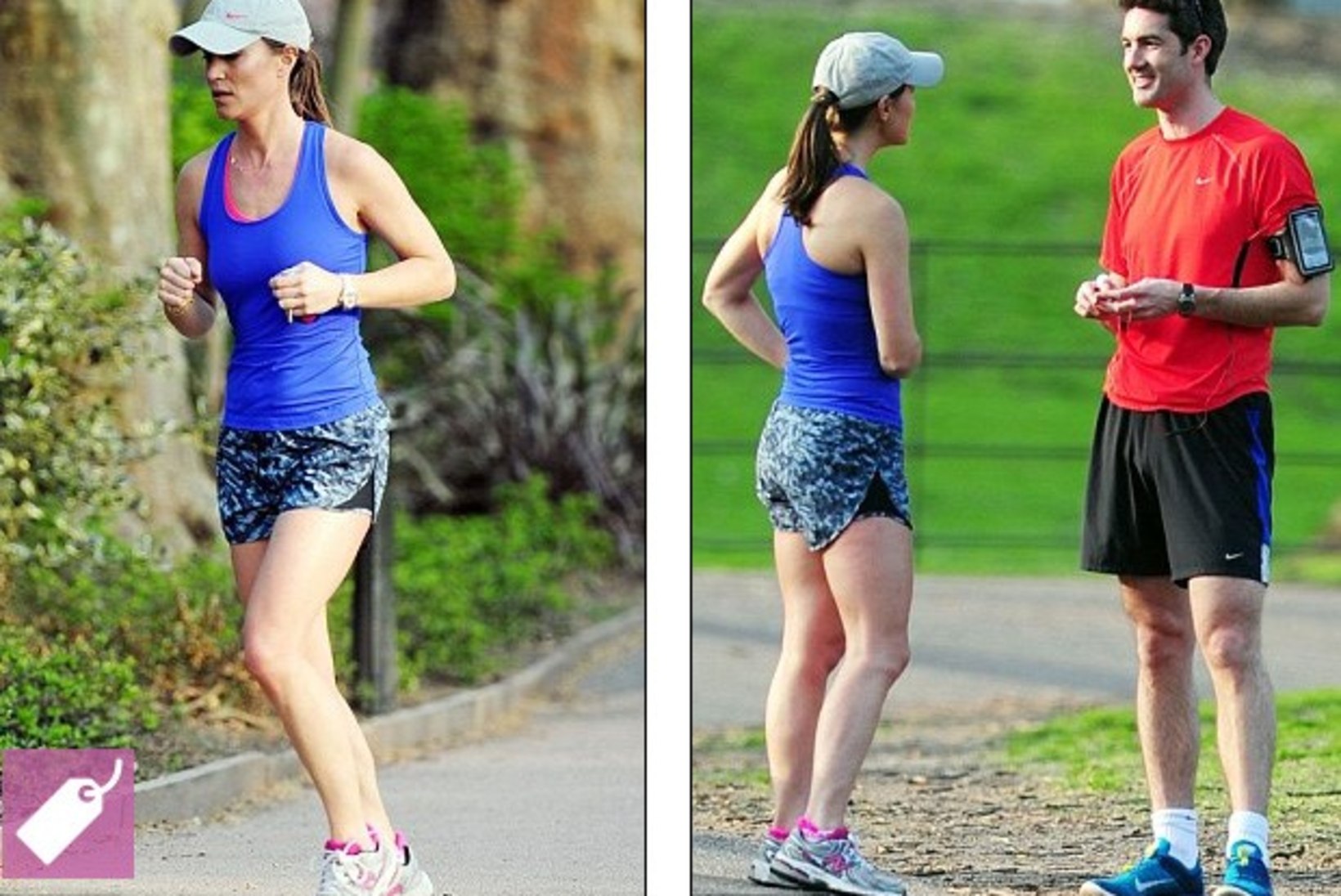 FOTOD: lühikestes pükstes Pippa Middleton käis jooksmas