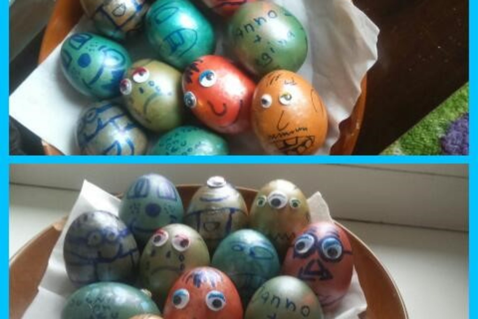 ÜLESKUTSE: jaga meiega fotosid kevadpühadest ja oma värvitud munadest!