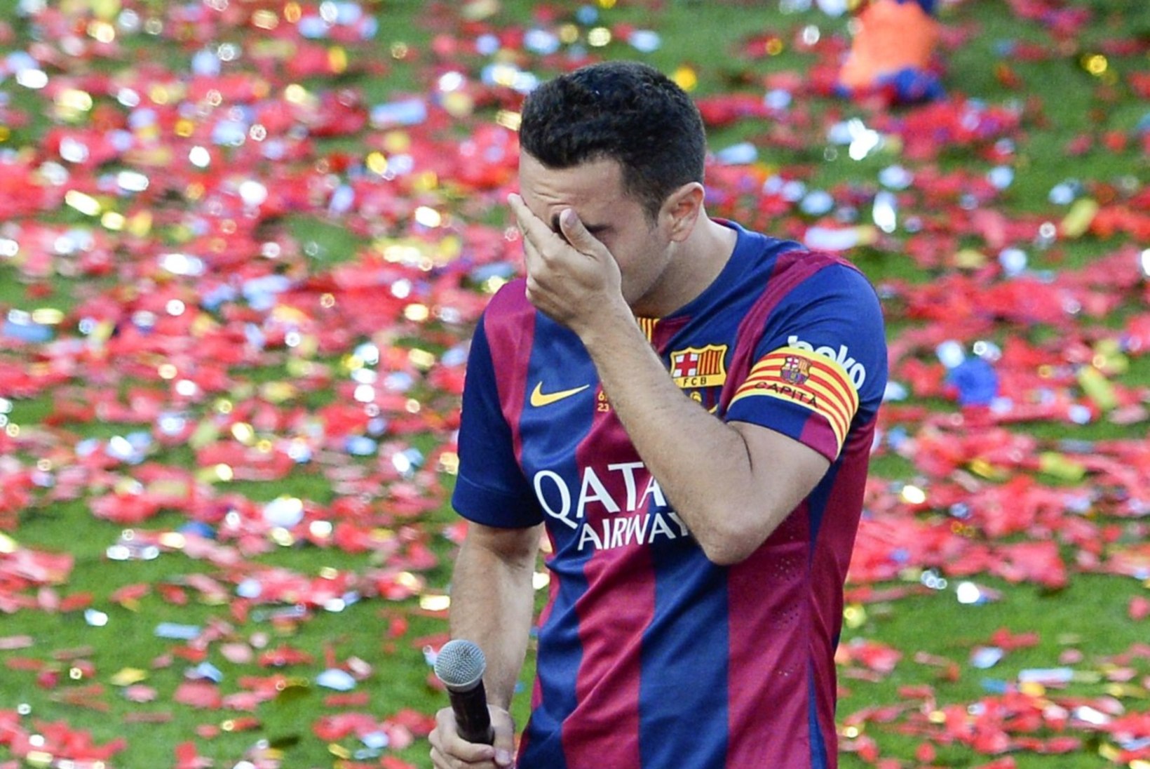 GALERII | FC Barcelona tähistas meistritiitlit ja jättis hüvasti klubi legendiga