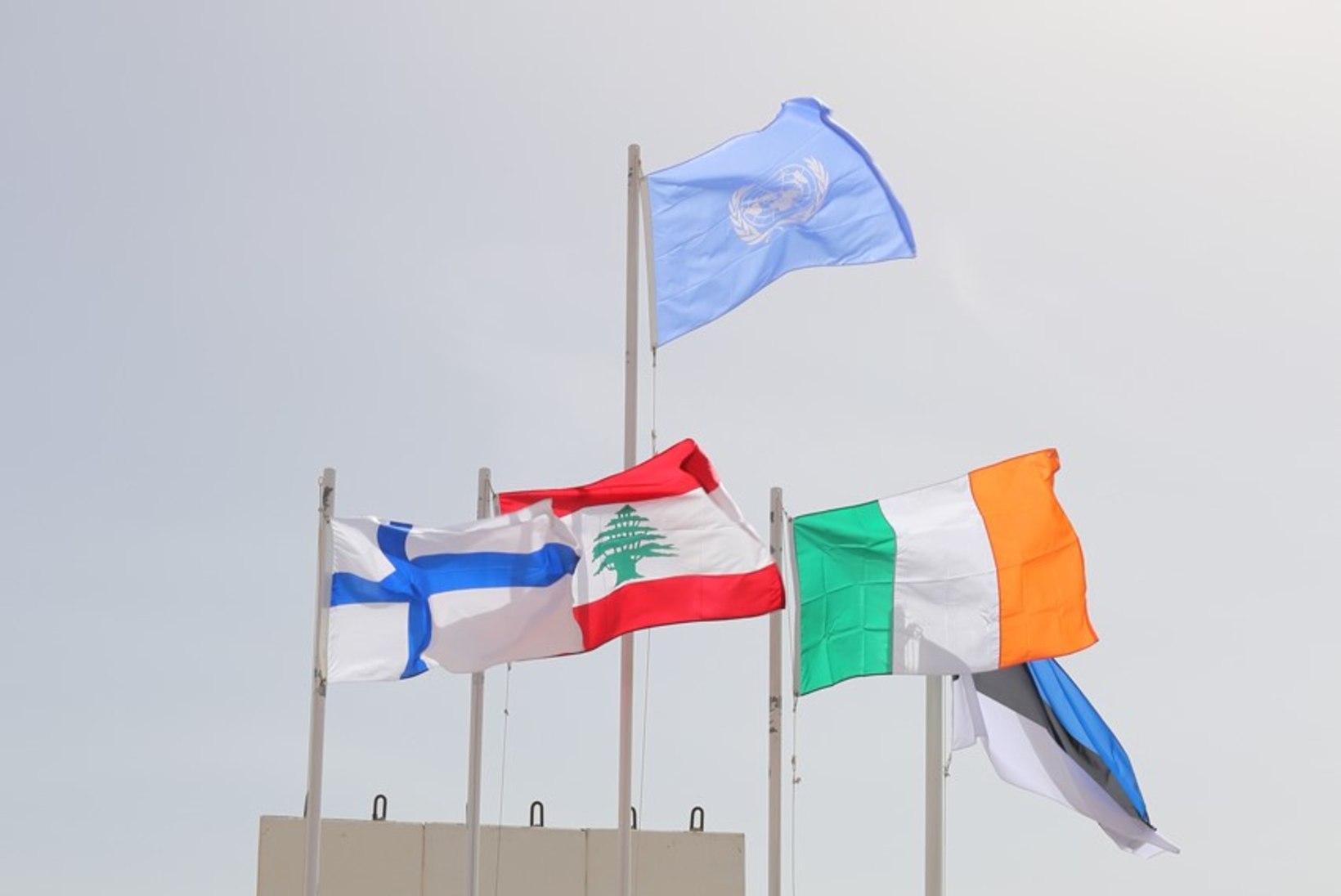 Liibanonis heisati Eesti lipp