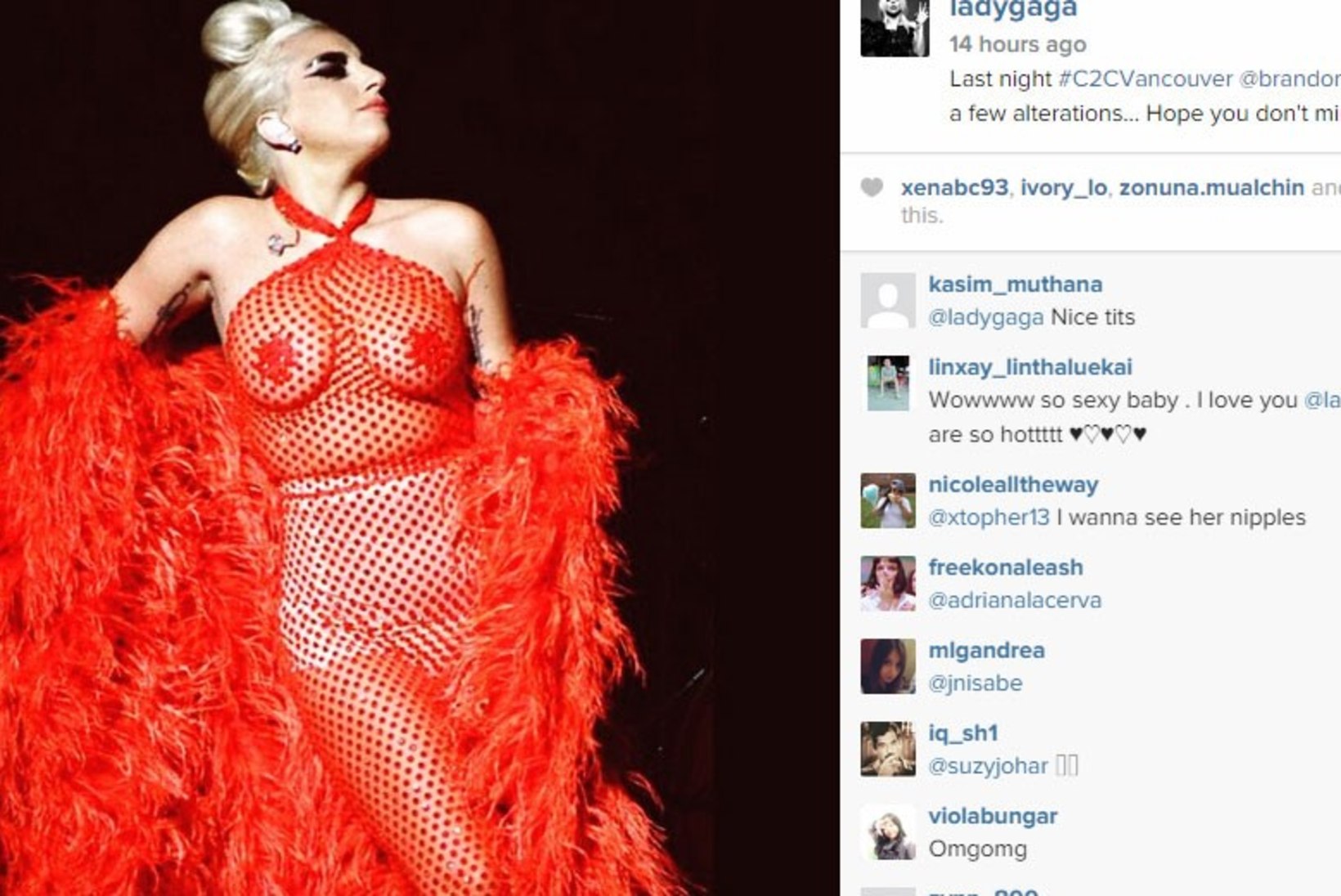 TA TEGI SEDA JÄLLE | Lady Gaga poseeris sisuliselt alasti