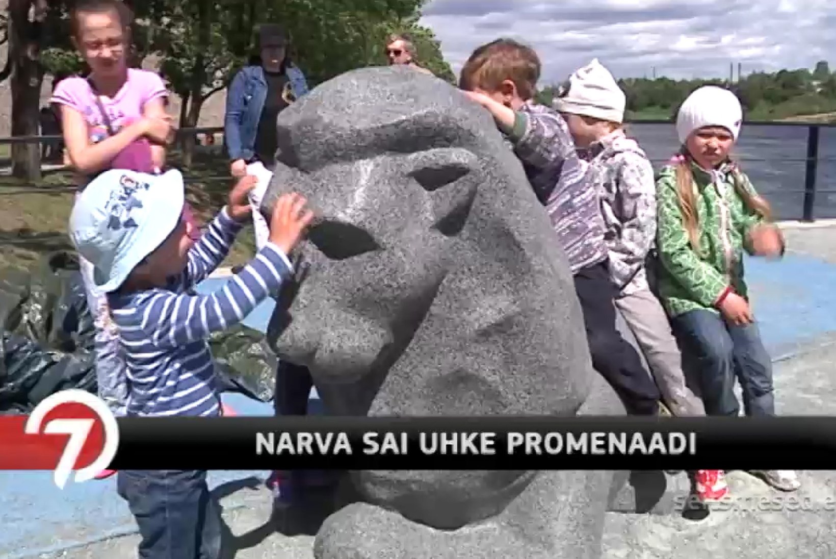 TV3 VIDEO | Lõviskulpuurid kaunistavad Narva promenaadi