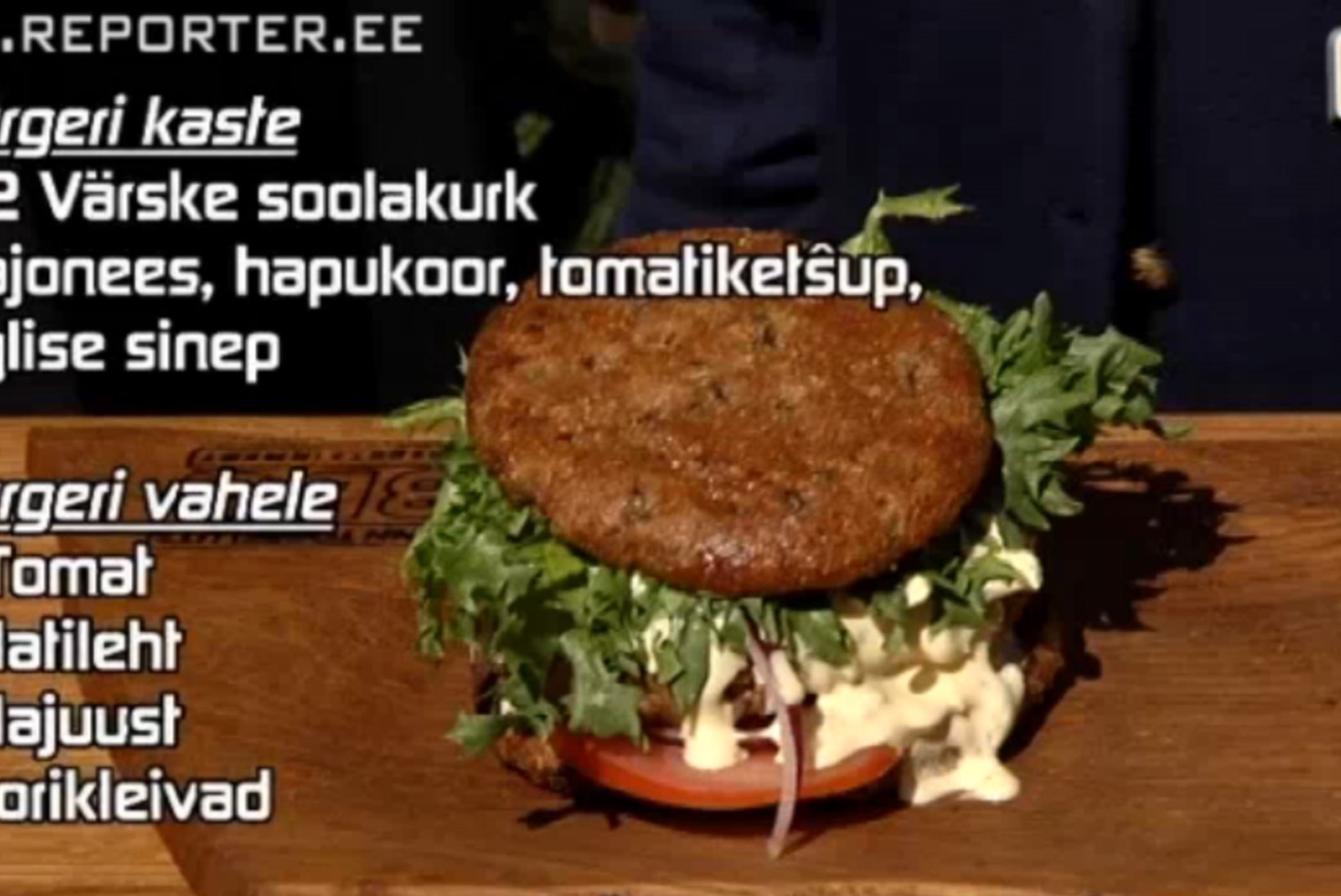 "REPORTERI" VIDEO | Luisa Värk esitleb oma lemmikburgerit