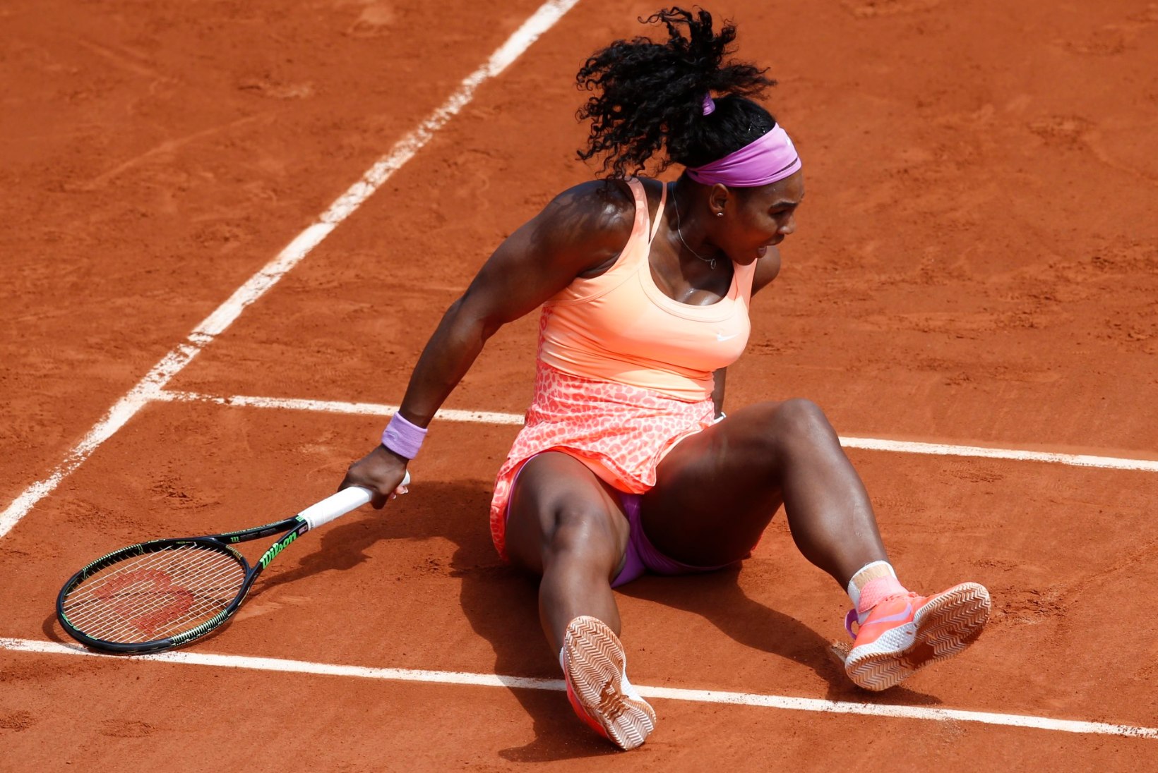 GALERII | Serena Williams näitas veerandfinaalis võimu