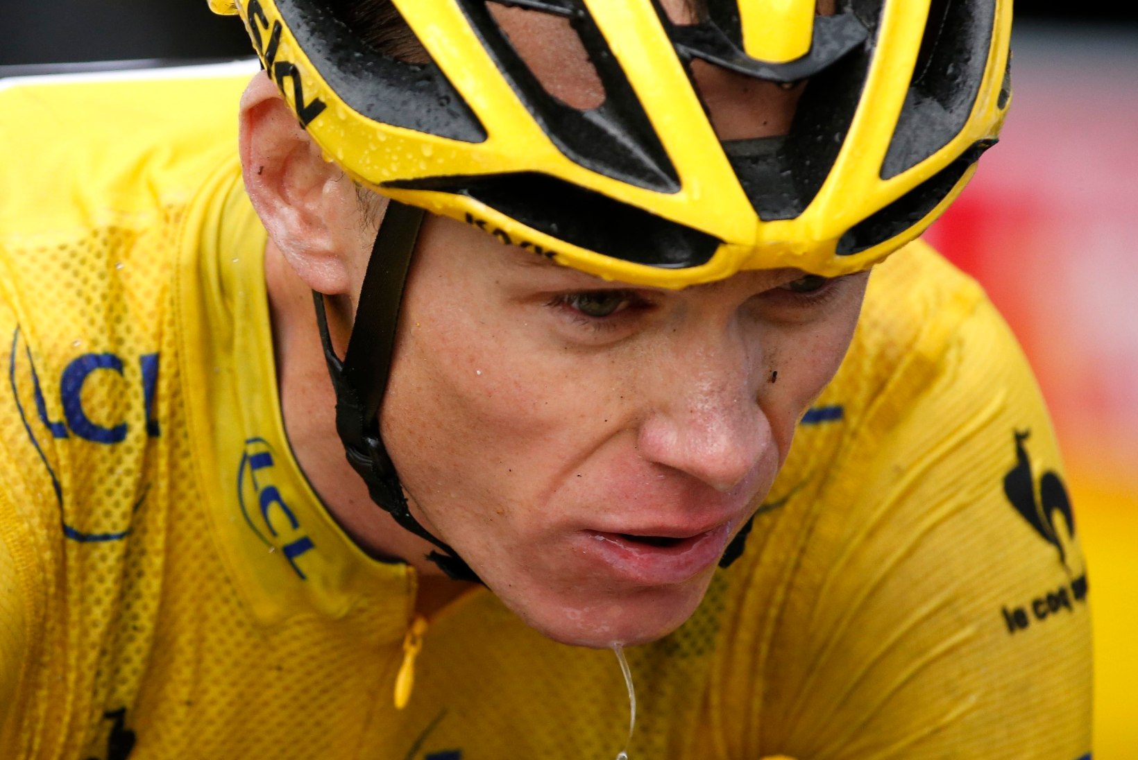 Tour de France'i üldliider Chris Froome: mulle visati uriinitops näkku