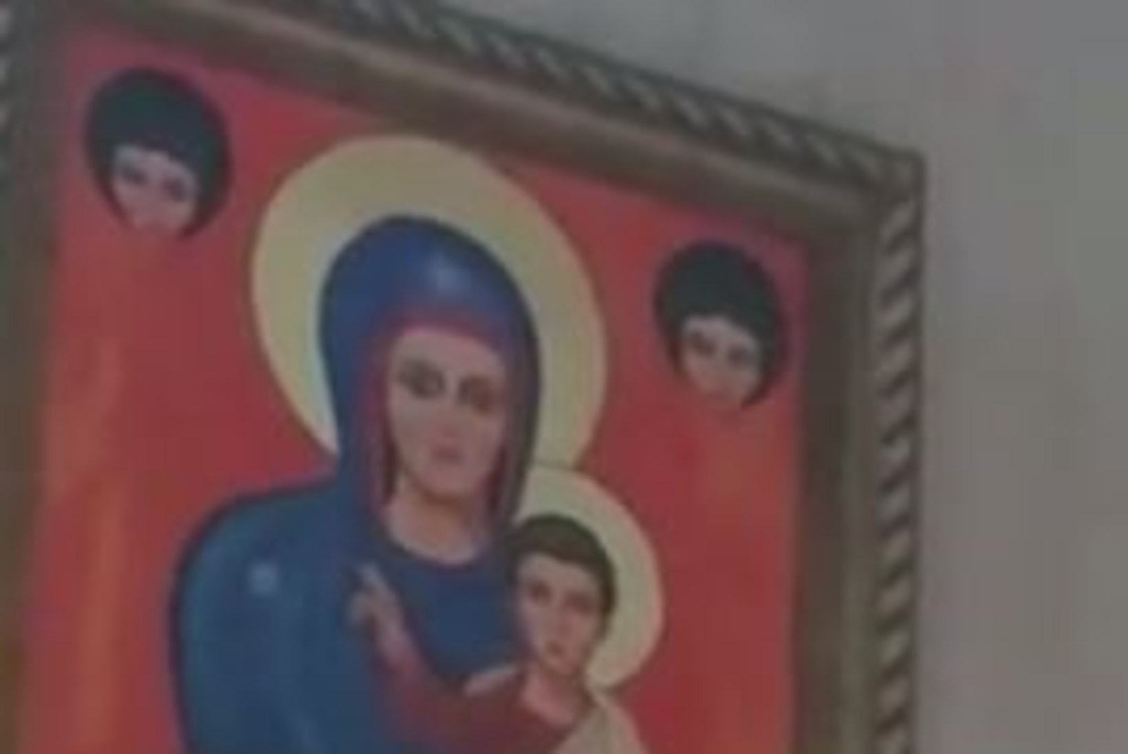 IME? Kas pühapildile joonistatud neitsi Maarja huuled liiguvad palve ajal?
