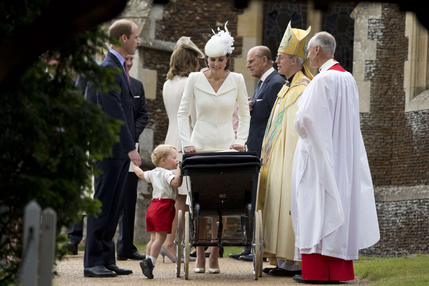 Briti kuningakoda pidas printsess Charlotte’i ristseid