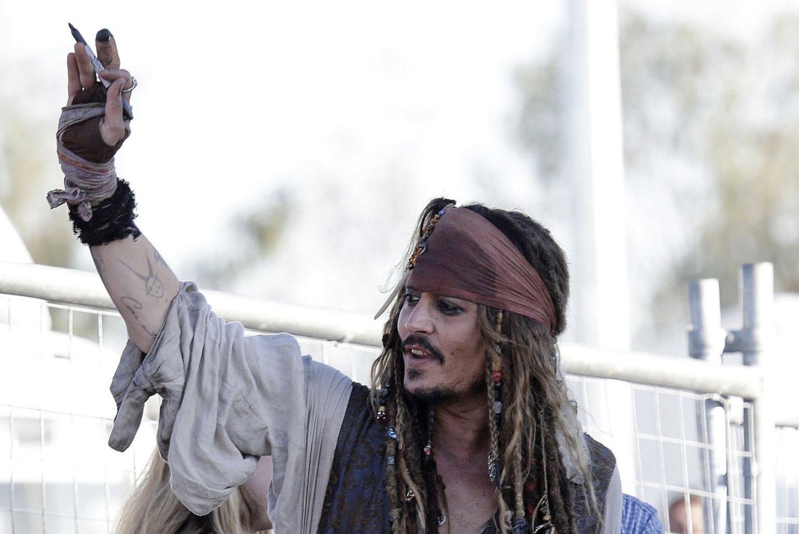 Johnny Depp rõõmustas haiged lapsi Jack Sparrow'na!