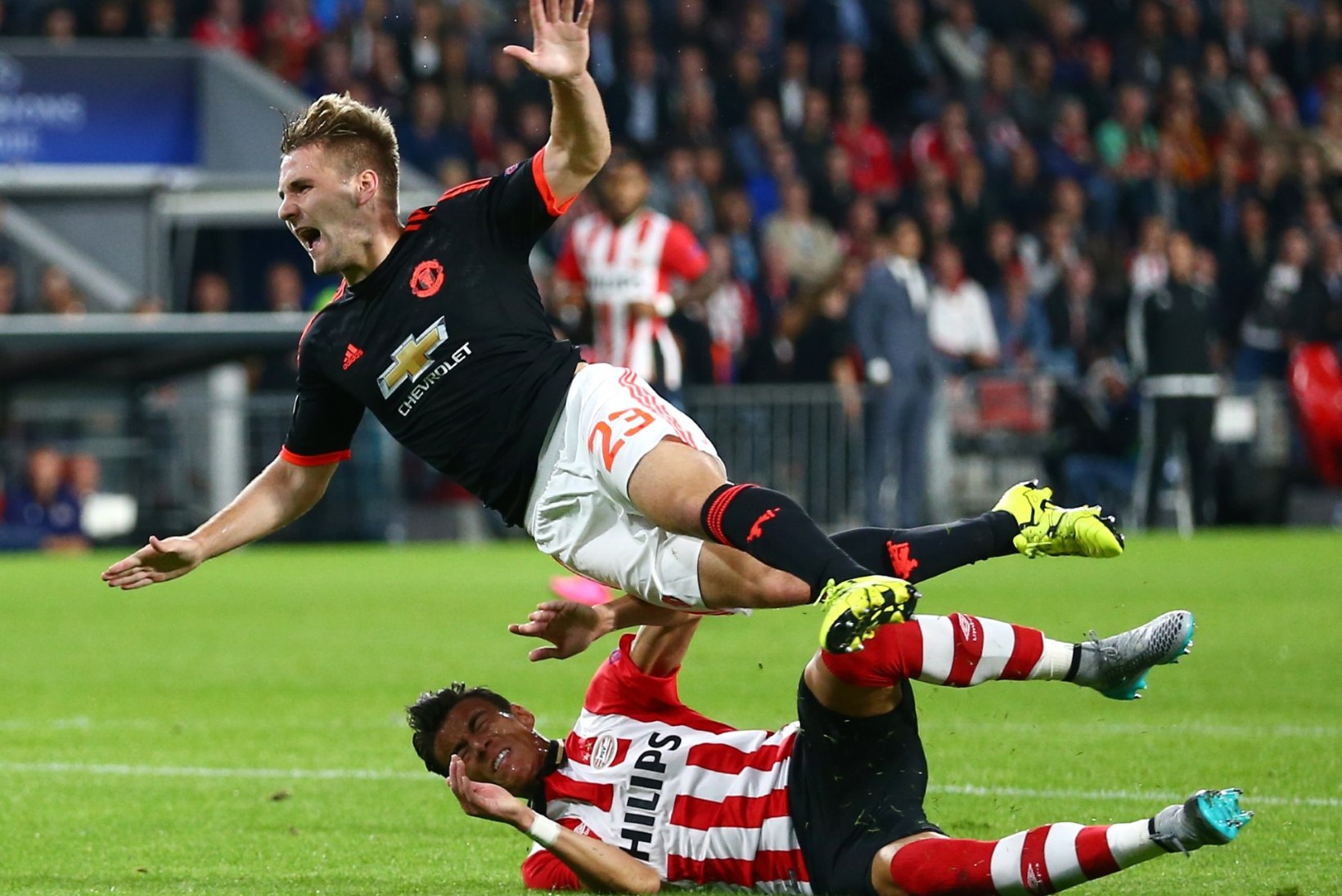 FOTOD | Manchester Unitedi mängijal murti Meistrite liiga avavoorus jalaluu