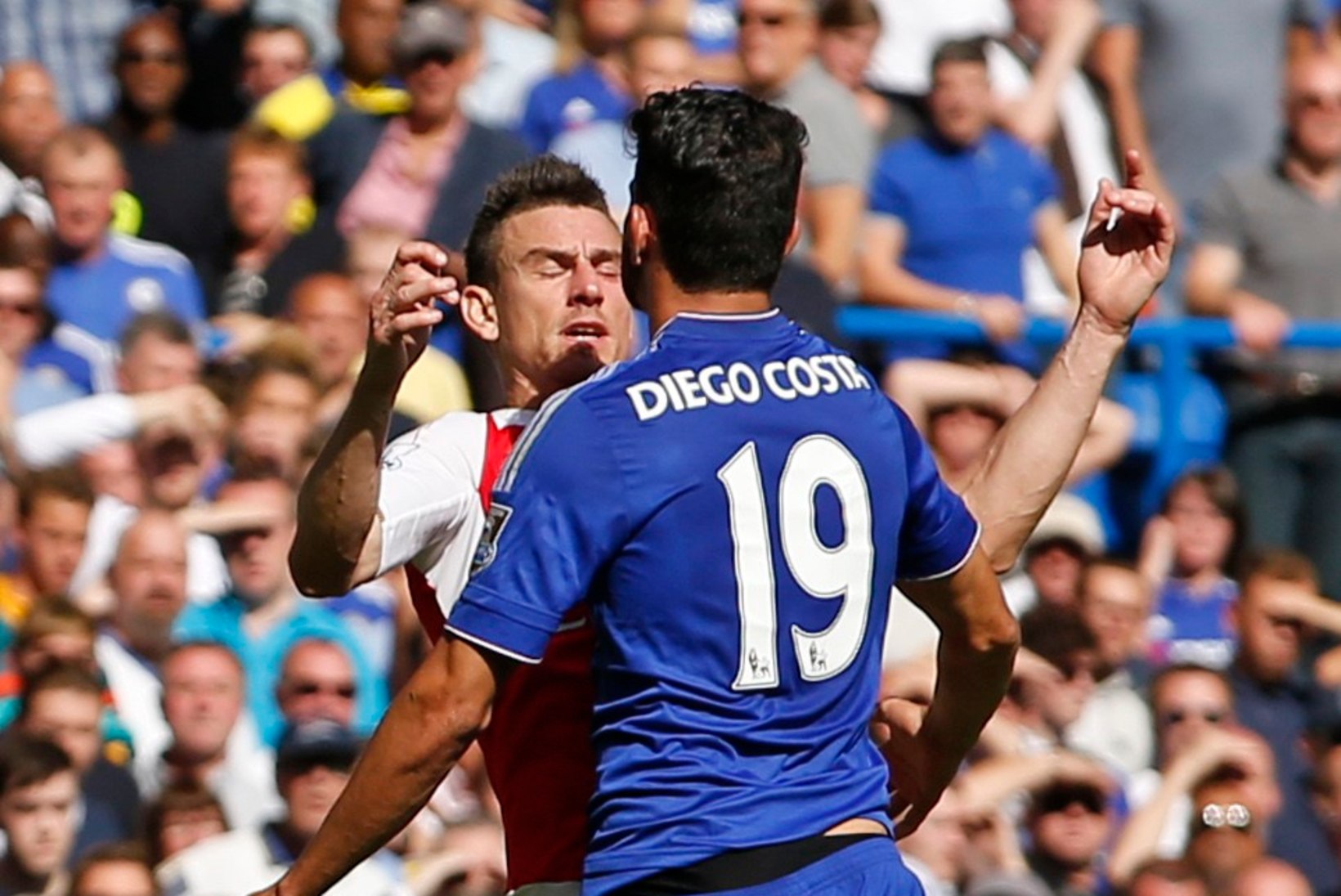 VIDEO | OTSUSTA ISE! Kas rahmeldav Diego Costa väärinuks Arsenali vastu punast kaarti?