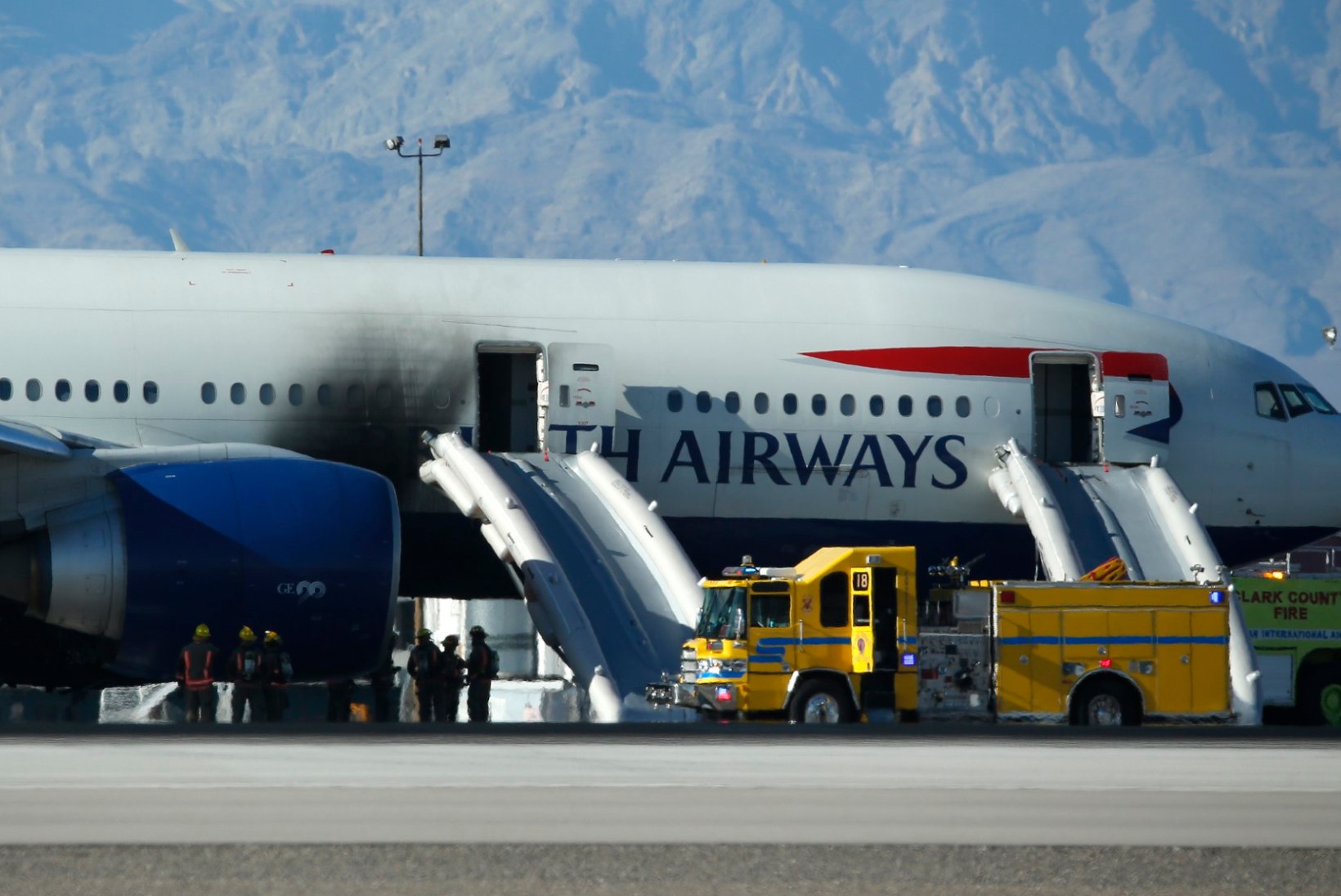 GALERII | Las Vegases süttis British Airwaysi lennuk