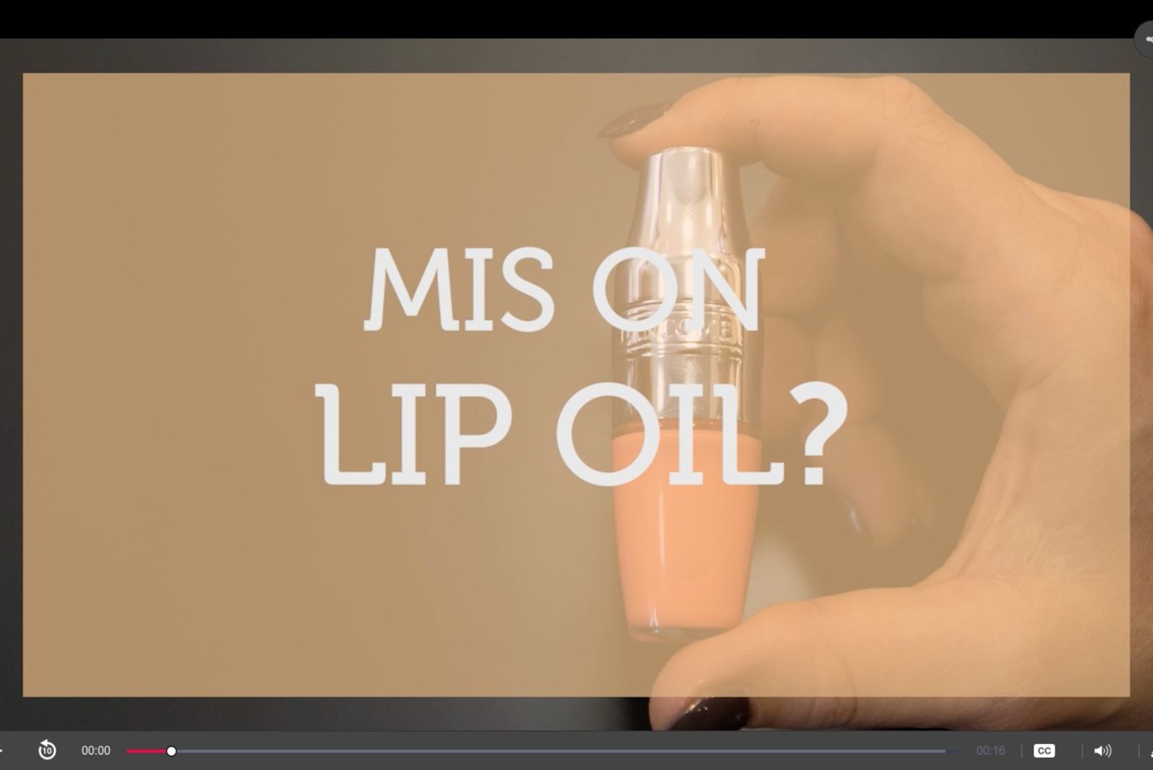 ILUKOOL | Mis asi on lip oil? 