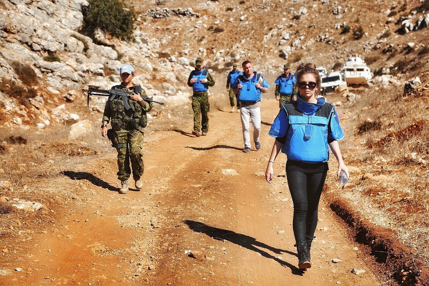 Grete Paia: patrullisin sõduritega Liibanoni kuumuses, raske kuulivest seljas