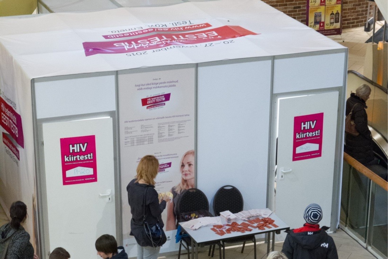HIV testimisnädal: Tallinnas ega Tartus HIV-positiivseid ei leitud,	testimisnädal jätkub 