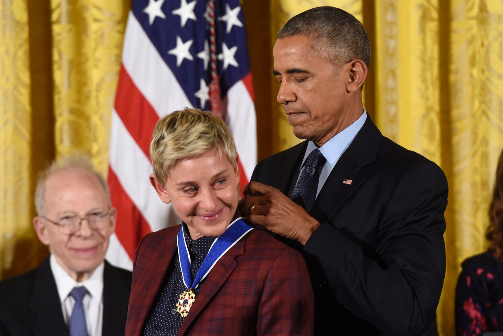 President Obamalt medali saanud Ellen valas pisaraid
