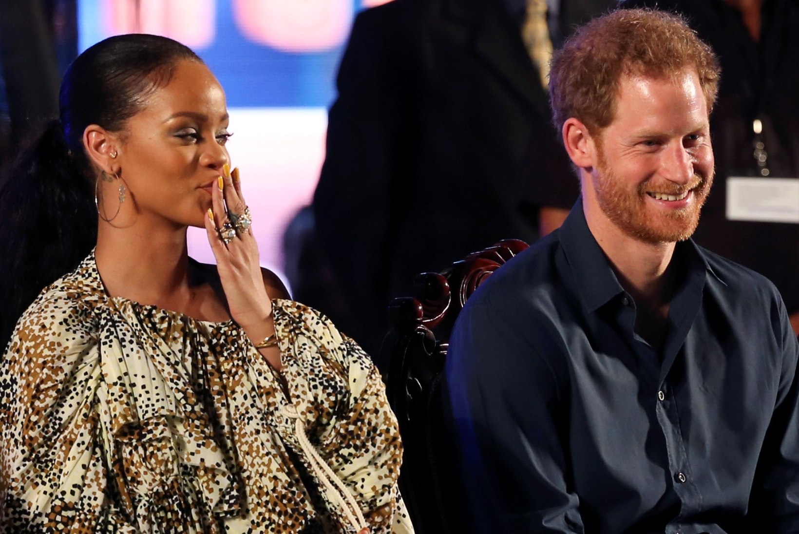 FOTOD | Prints Harry kohtus ühel päeva jooksul kaks korda popstaar Rihannaga