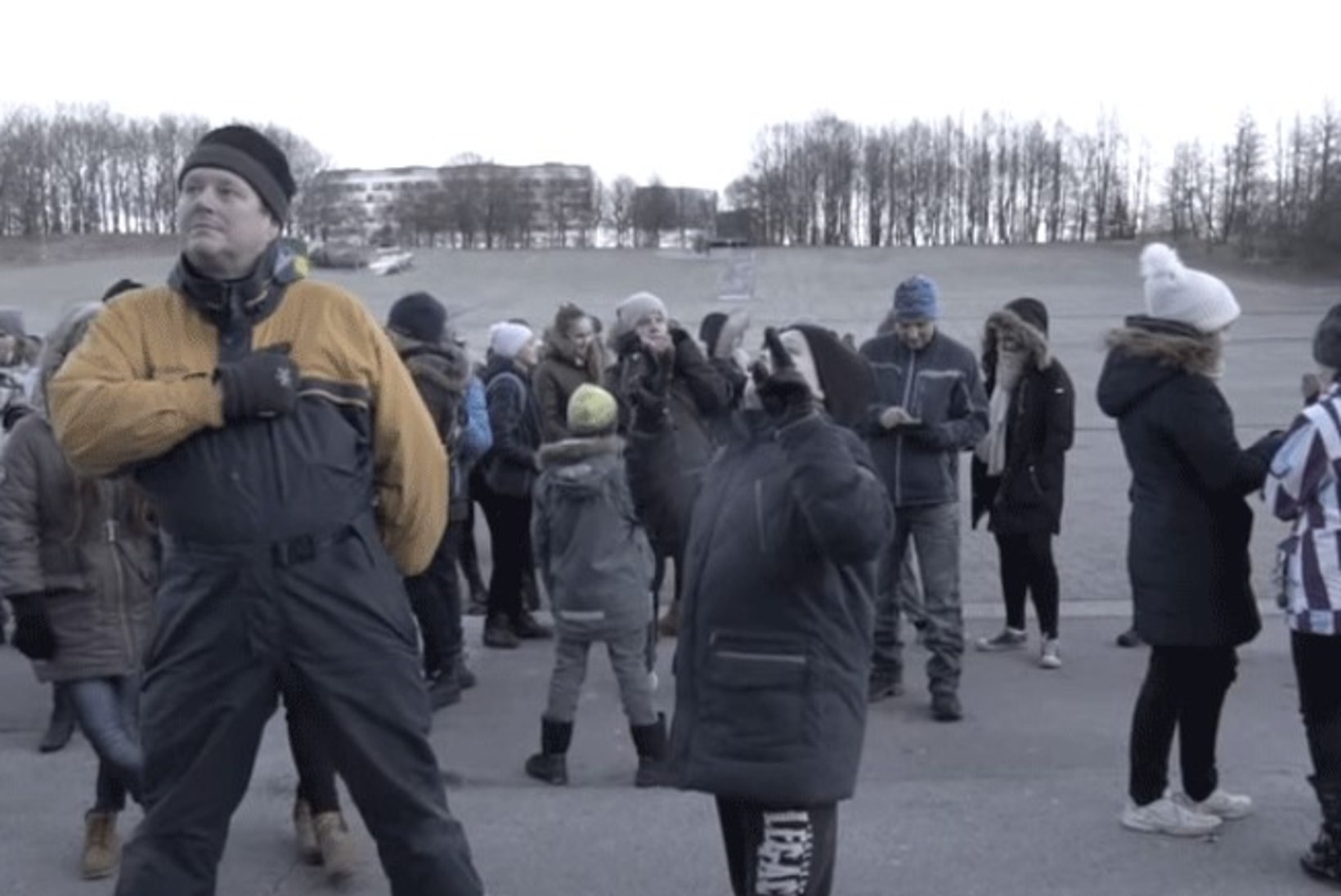 VIDEO | Mannekeeni väljakutse Tallinna lauluväljakul