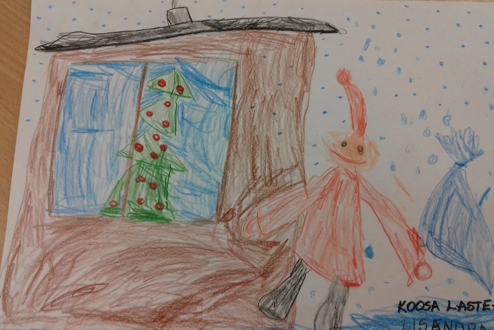 Mänguasjapoe Karupoeg Puhh lemmikjoonistused: vaata, kuidas näevad lapsed jõule!