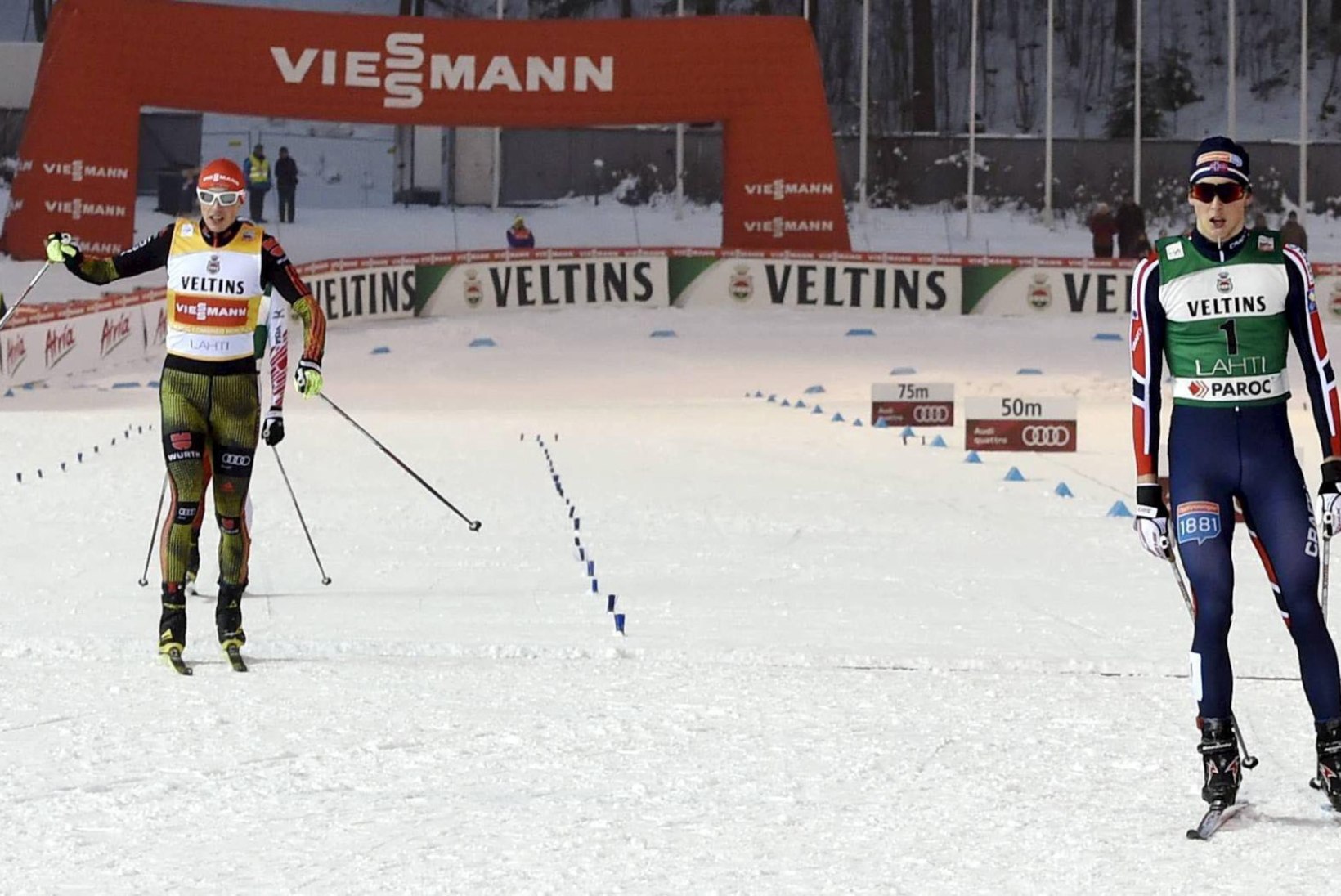 Kahevõistluse MK-etapi võitnud norralane diskvalifitseeriti