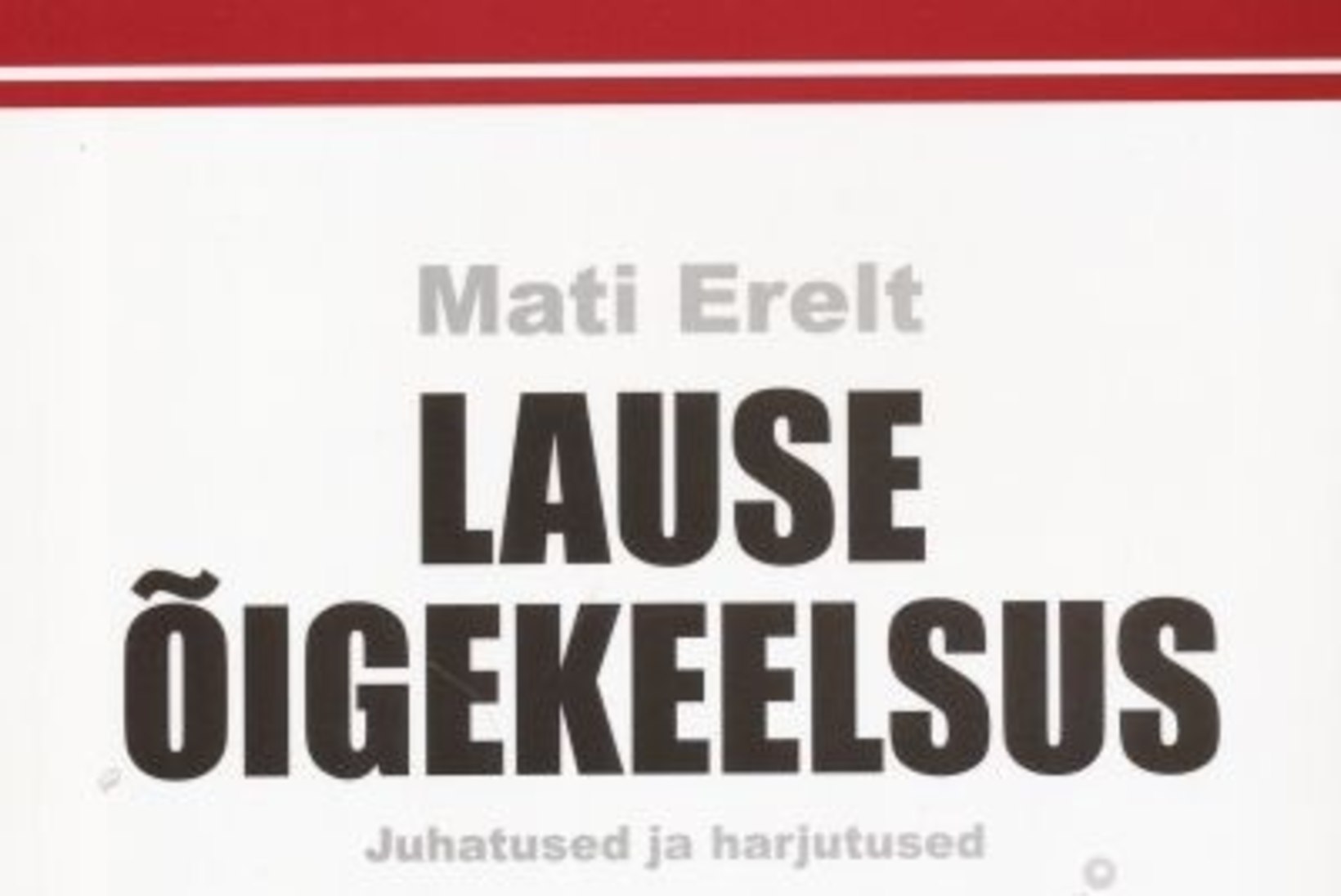 Mati Erelt: eesti keele püsimajäämise pärast eriti muretseda ei tasu