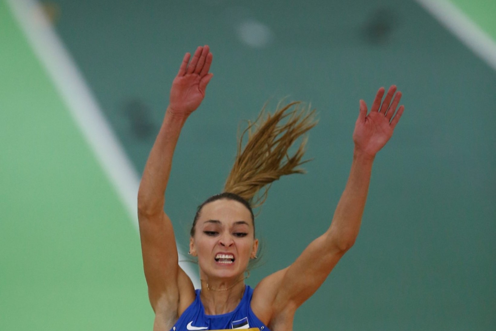 GALERII | Kuueaastase vaheaja järel sise-MMil võistelnud Ksenija Balta sai kõrgetasemelisel võistlusel seitsmenda koha 